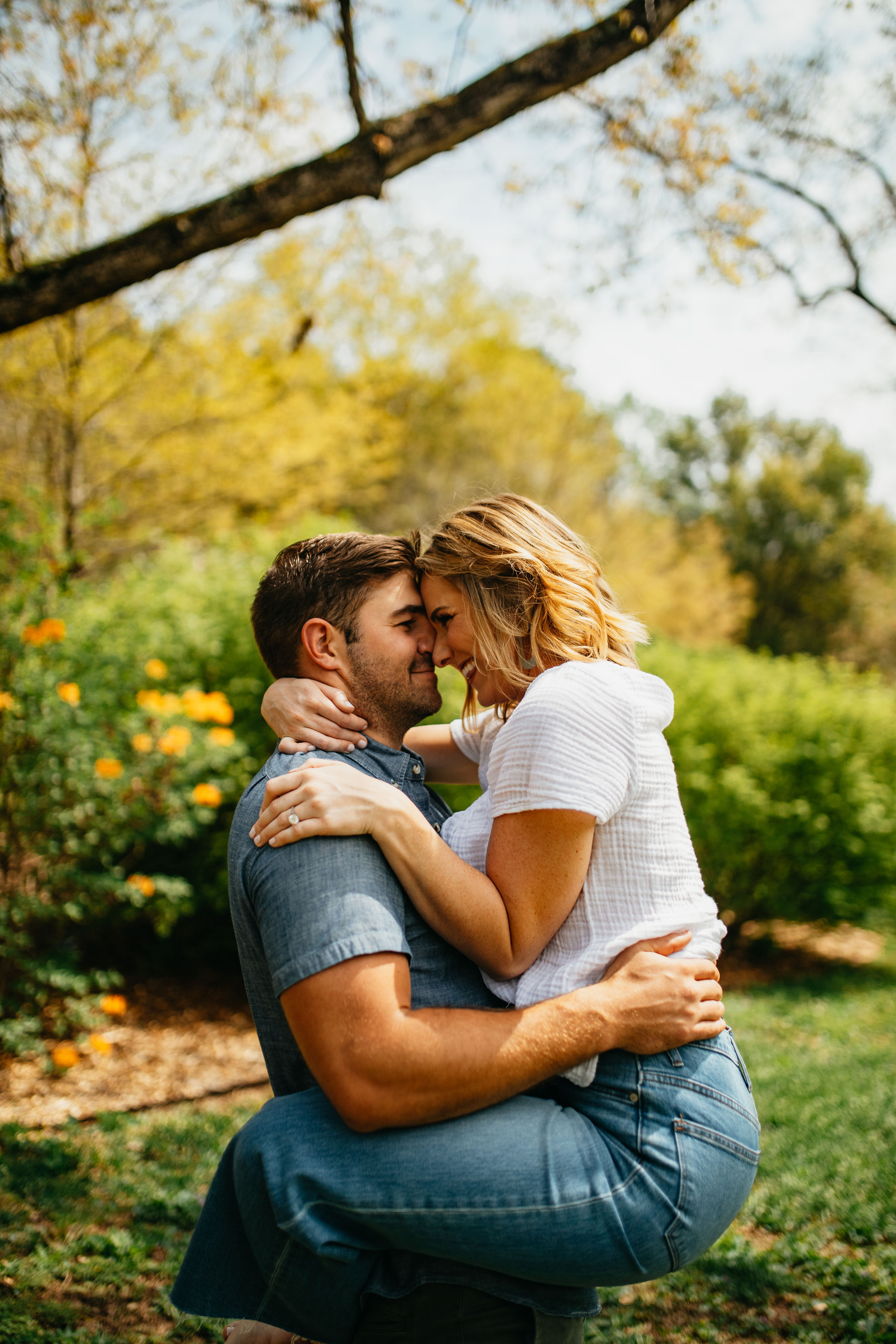 Emily &amp; DJ’S Atlanta Georgia Spring Engagement Session