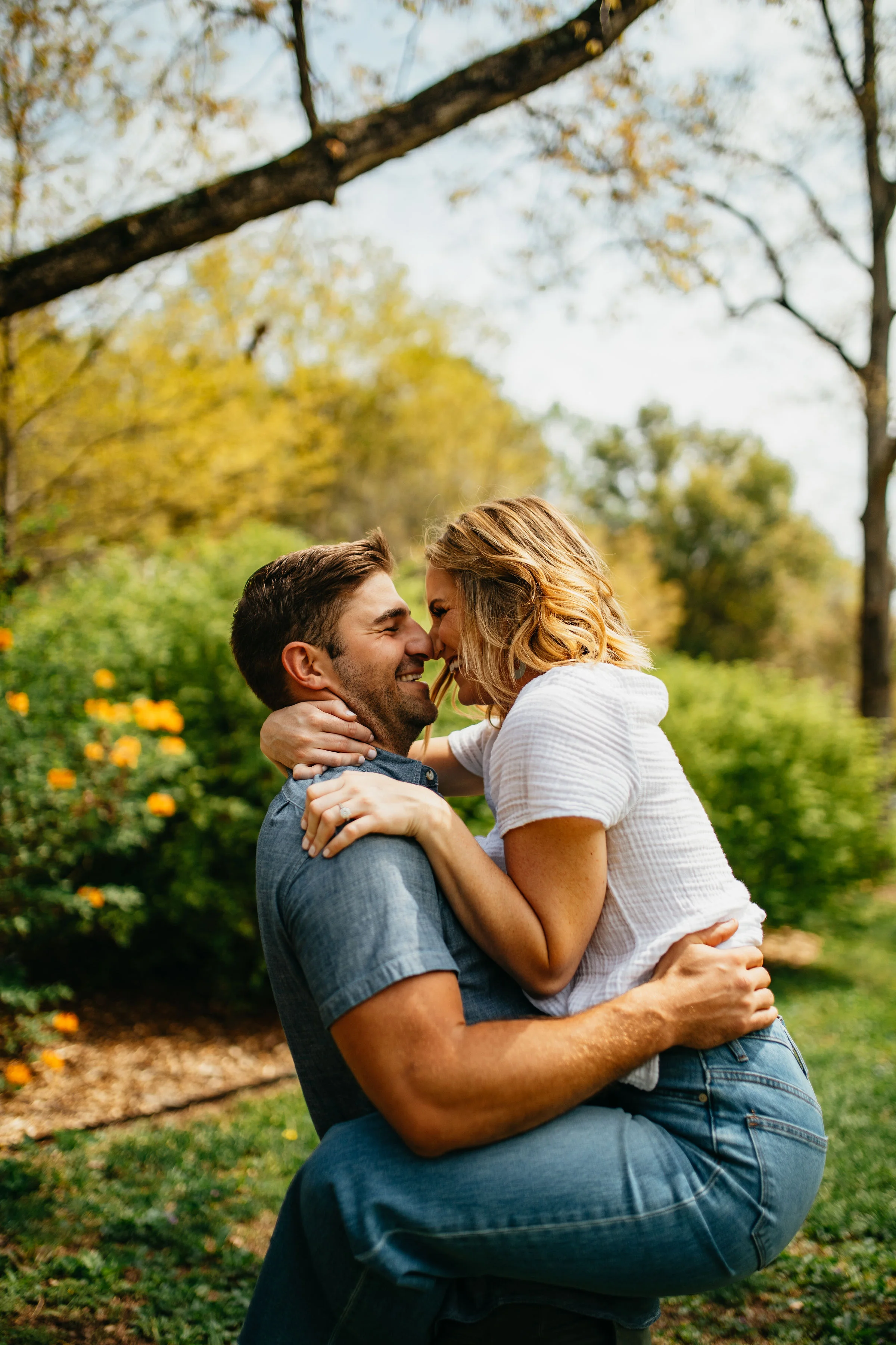 Emily &amp; DJ’S Atlanta Georgia Spring Engagement Session