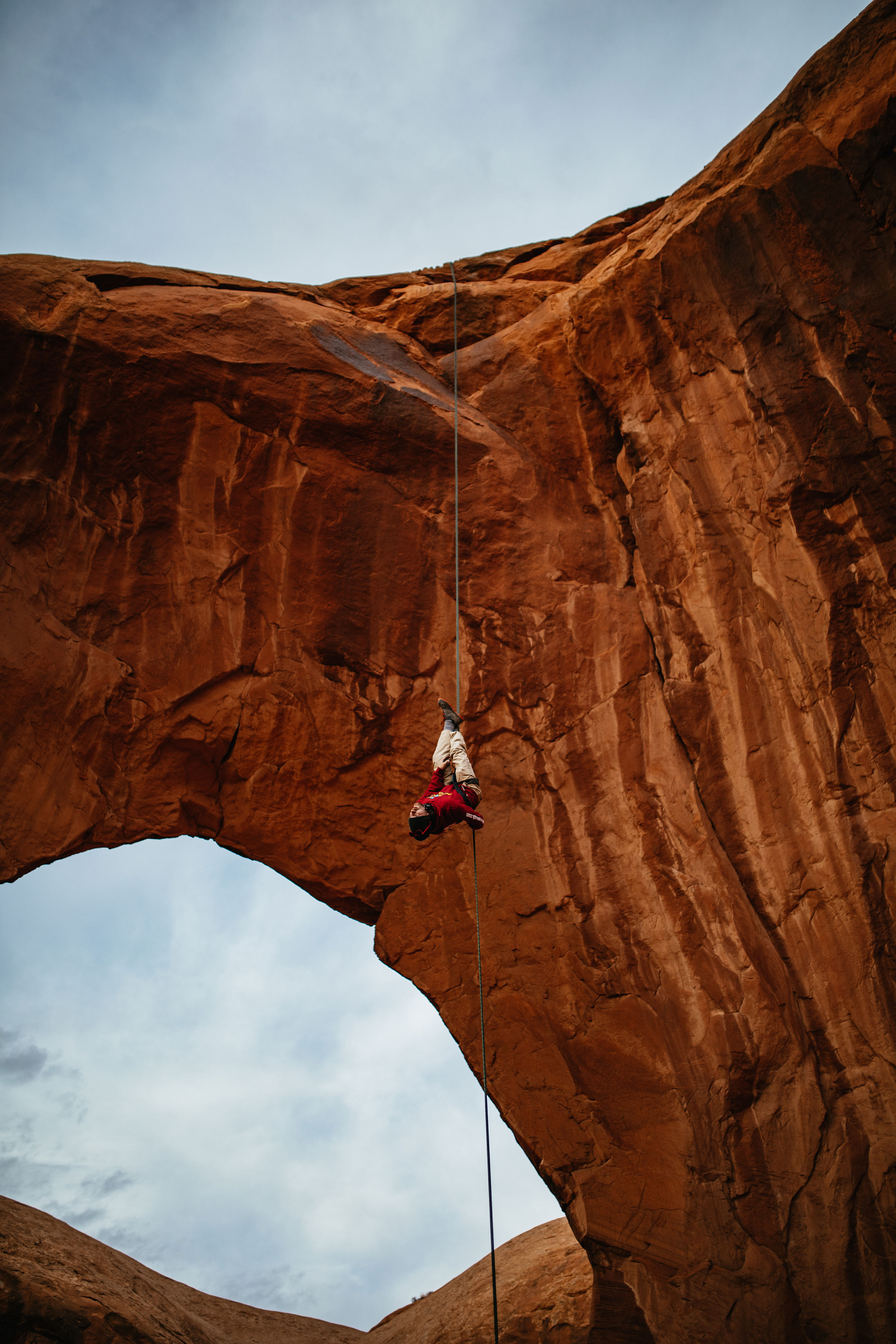 Arch Swinging Moab Photography