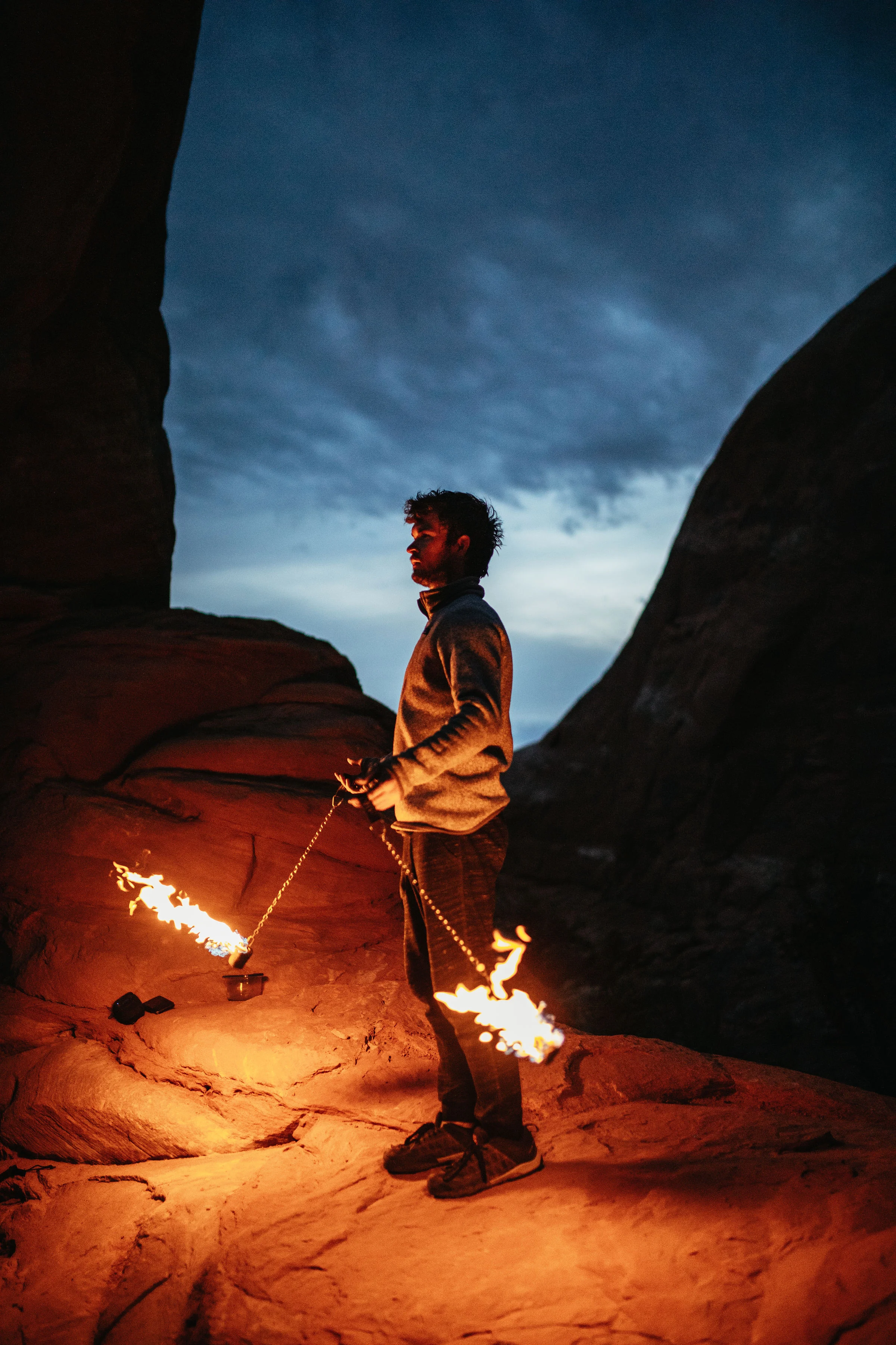 Fire Juggling | Moab, Utah Photography