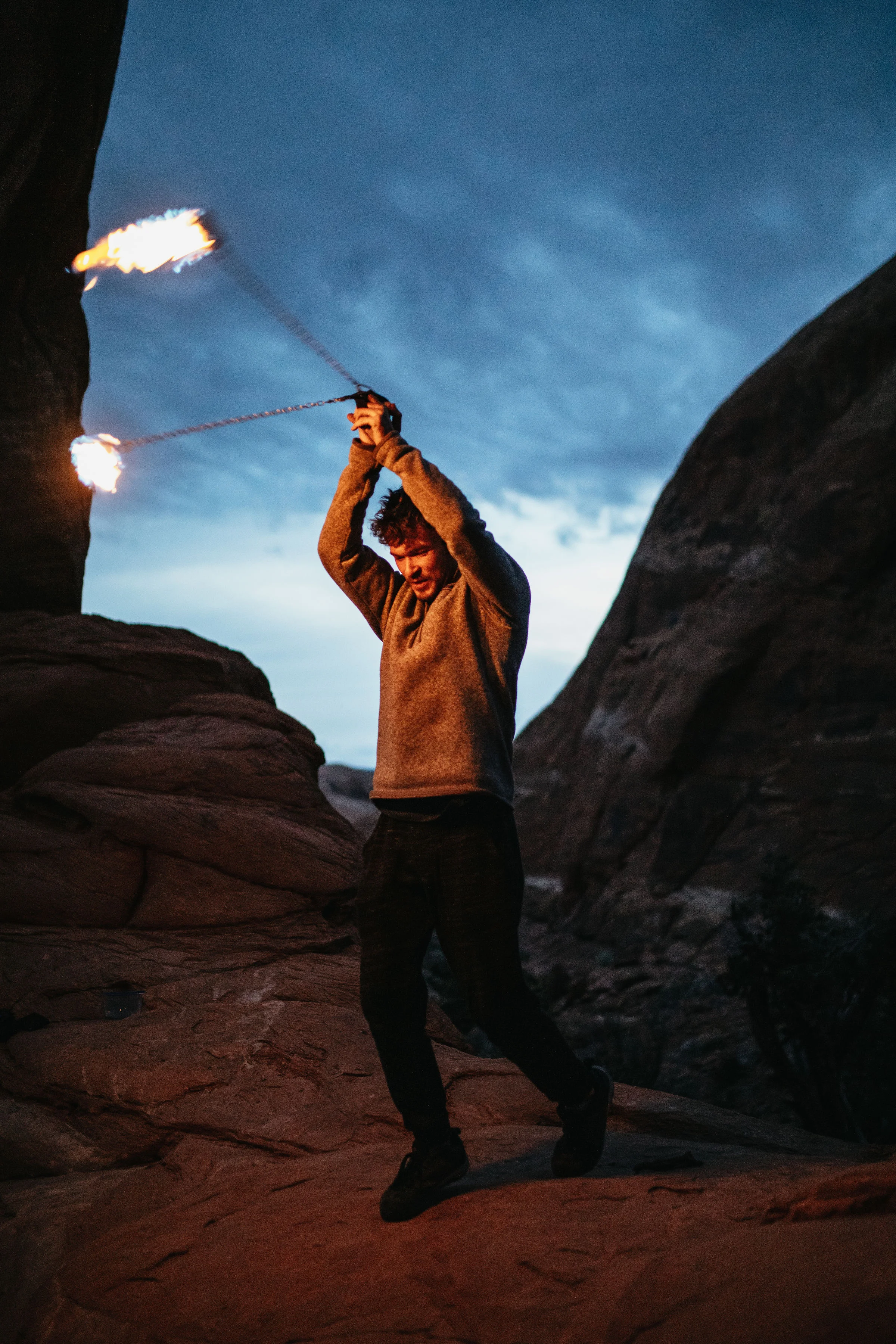 Fire Juggling Portrait