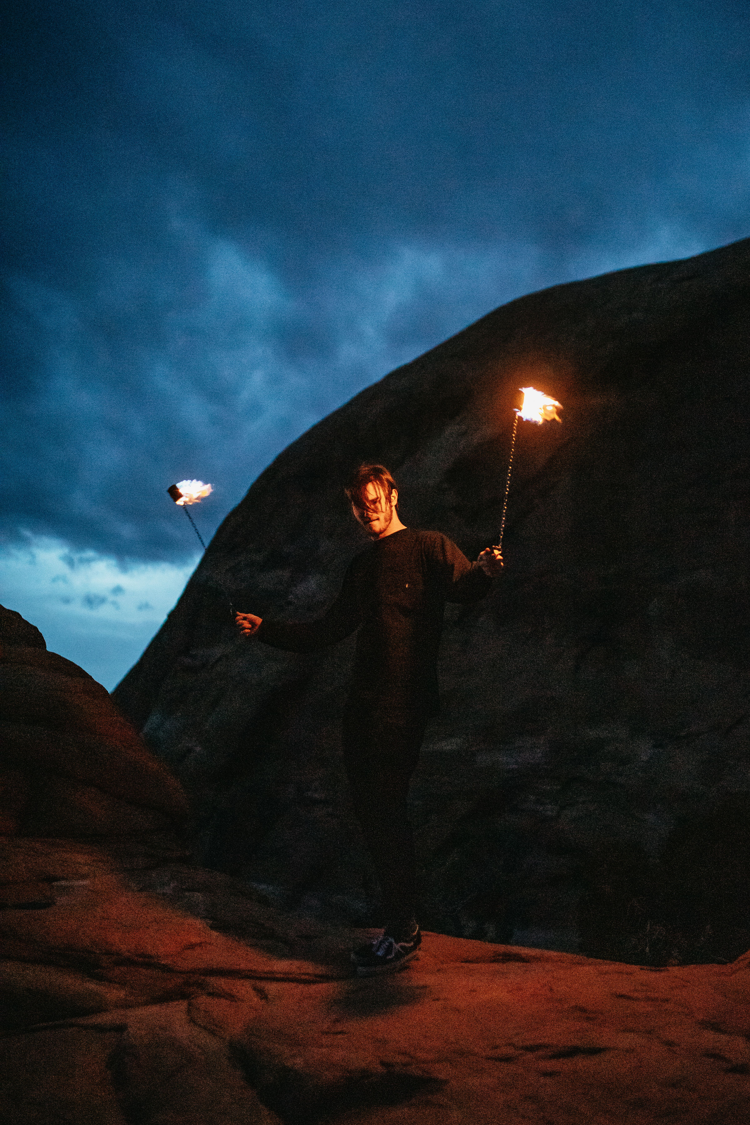 Desert Fire Juggling