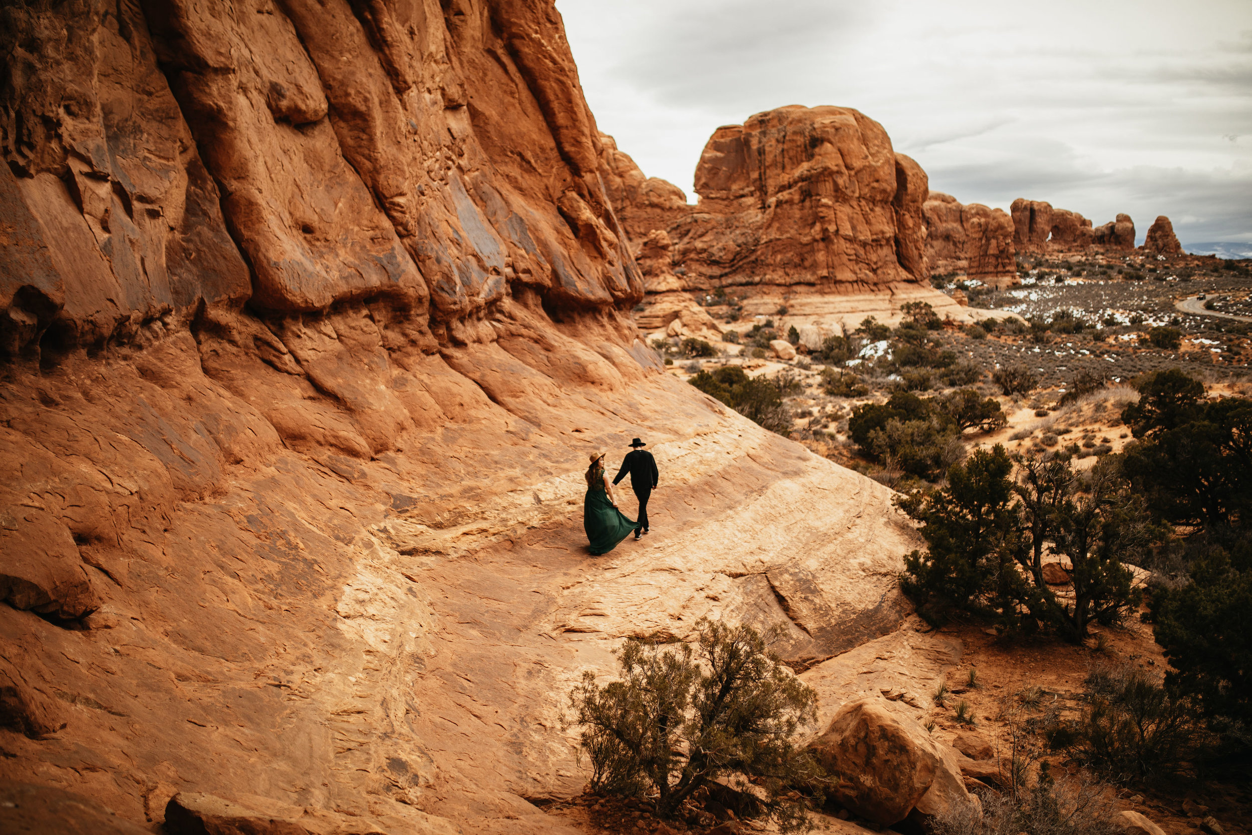 Couple Session in the desert | Arches National Park, Utah