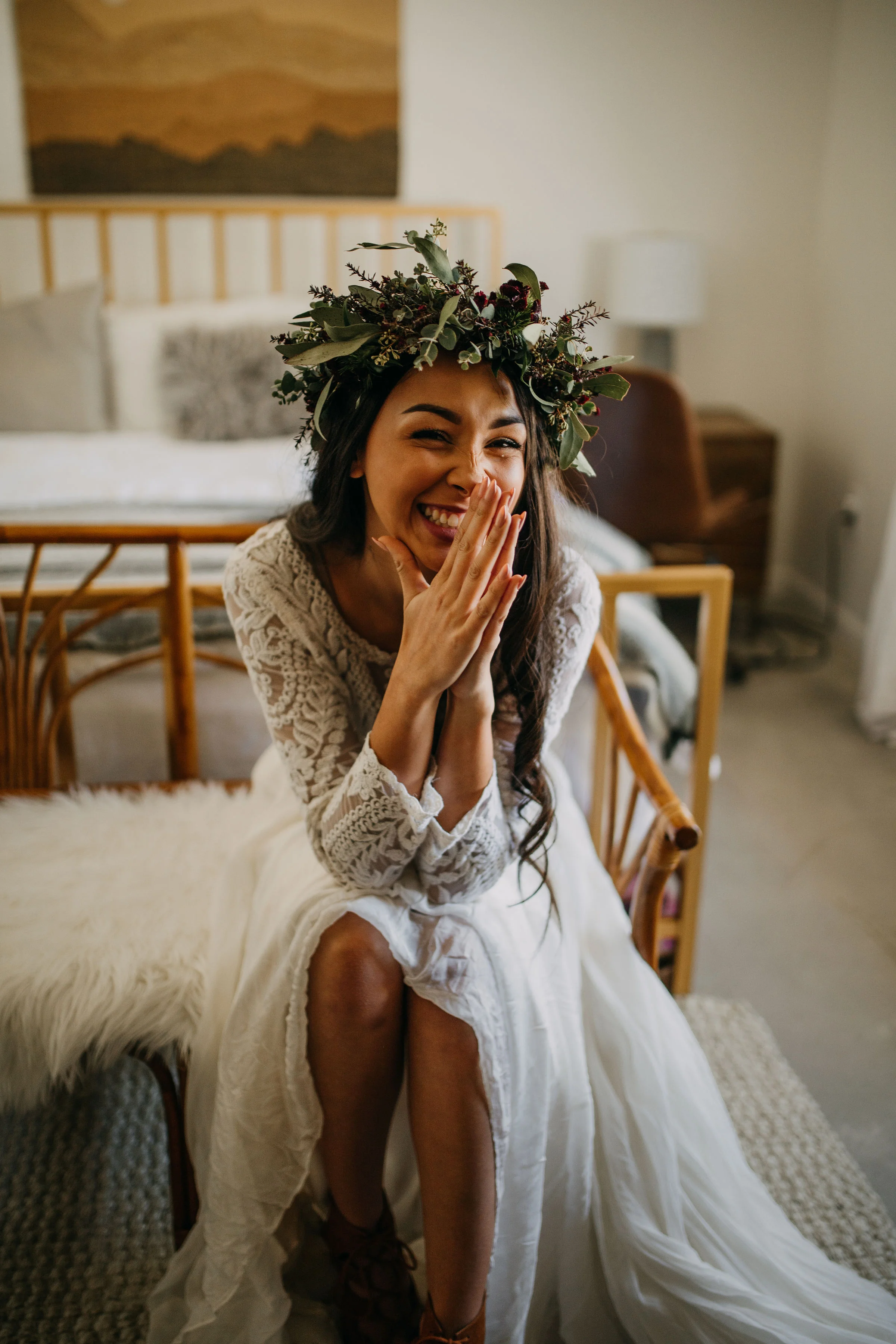 Joshua Tree California Desert Boho  Styled Elopement | Christina &amp; Jeremiah, Wedding &amp; Elopement Photographers