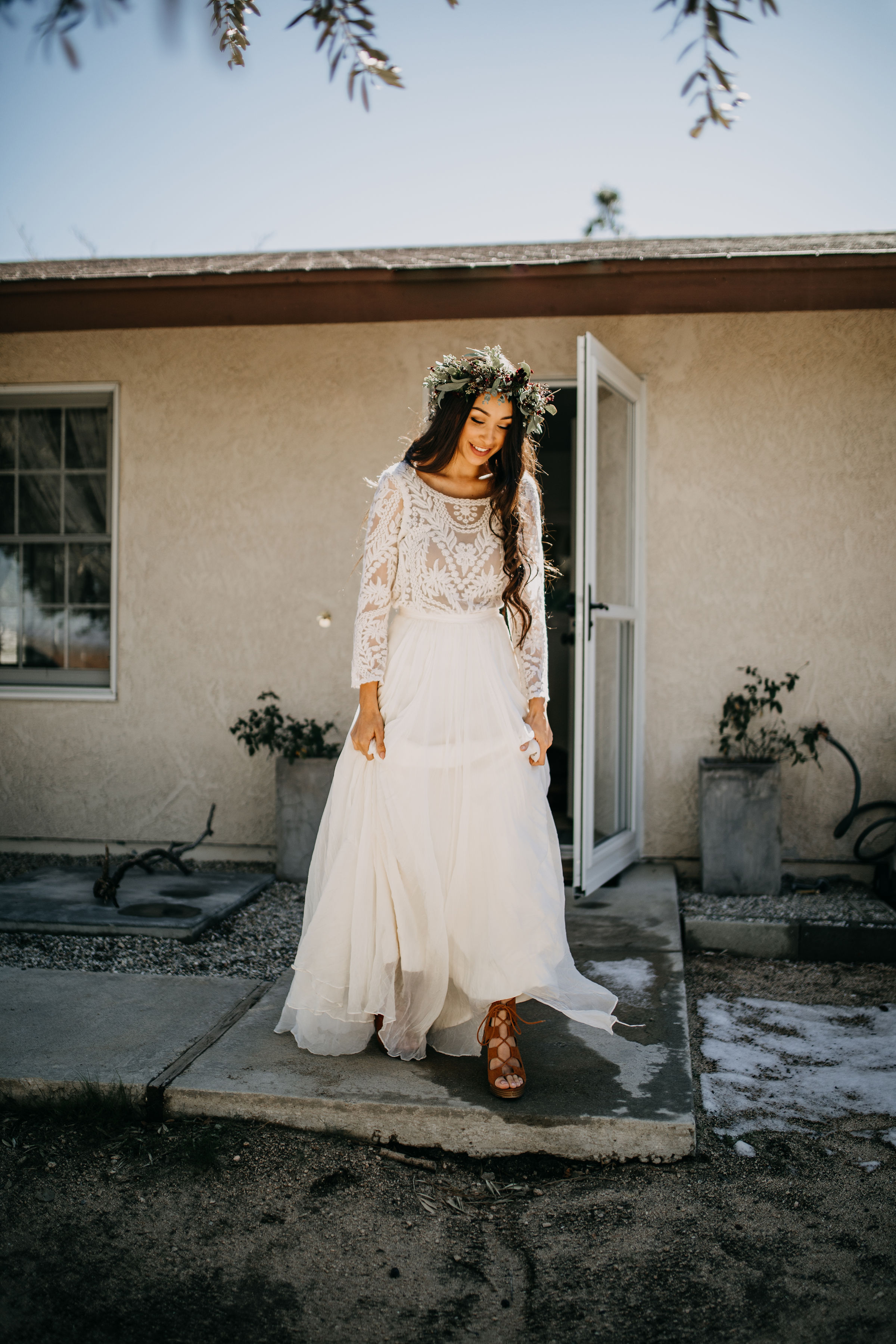 Joshua Tree California Desert Boho  Styled Elopement | Christina &amp; Jeremiah, Wedding &amp; Elopement Photographers