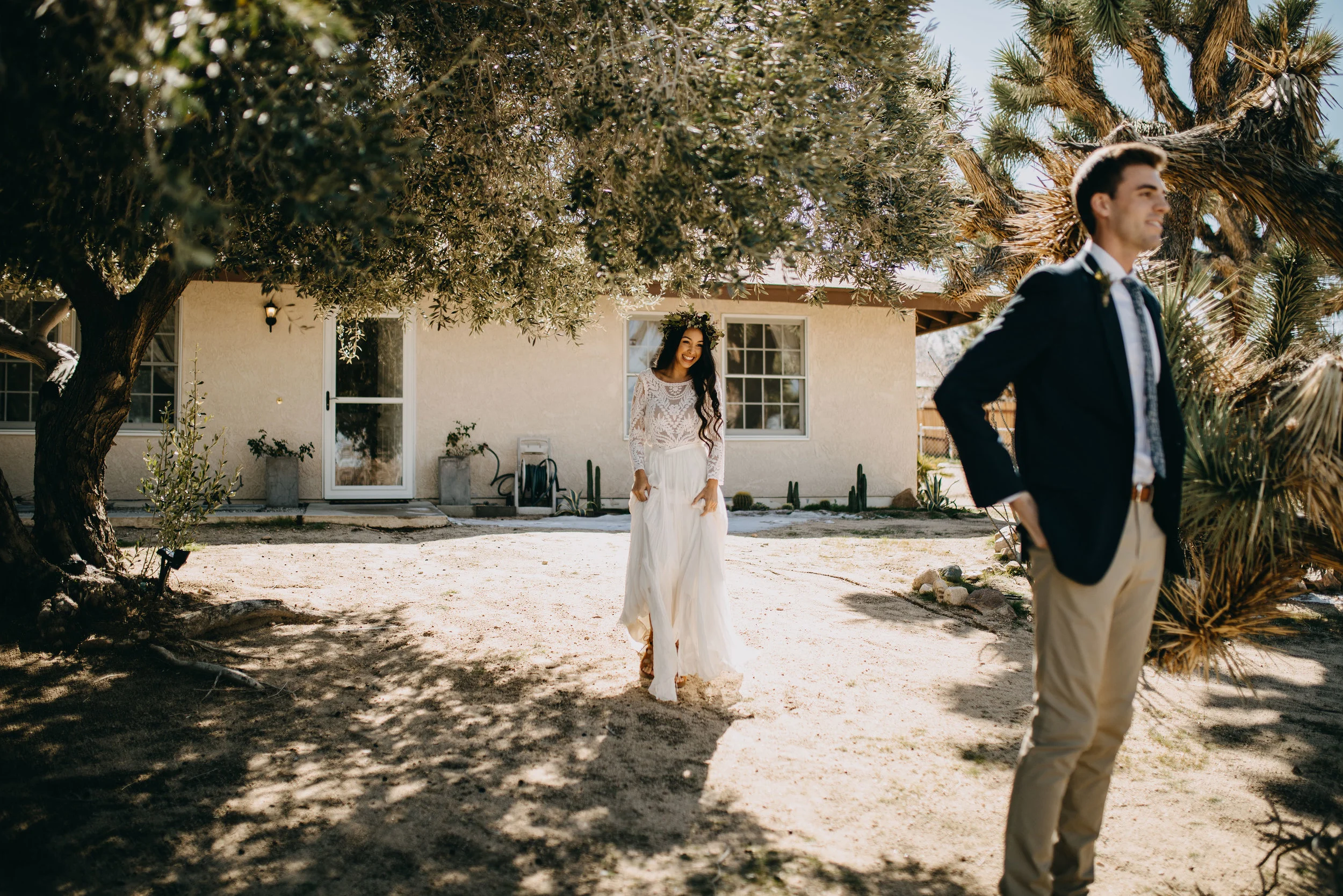 Joshua Tree California Desert Boho  Styled Elopement | Christina &amp; Jeremiah, Wedding &amp; Elopement Photographers