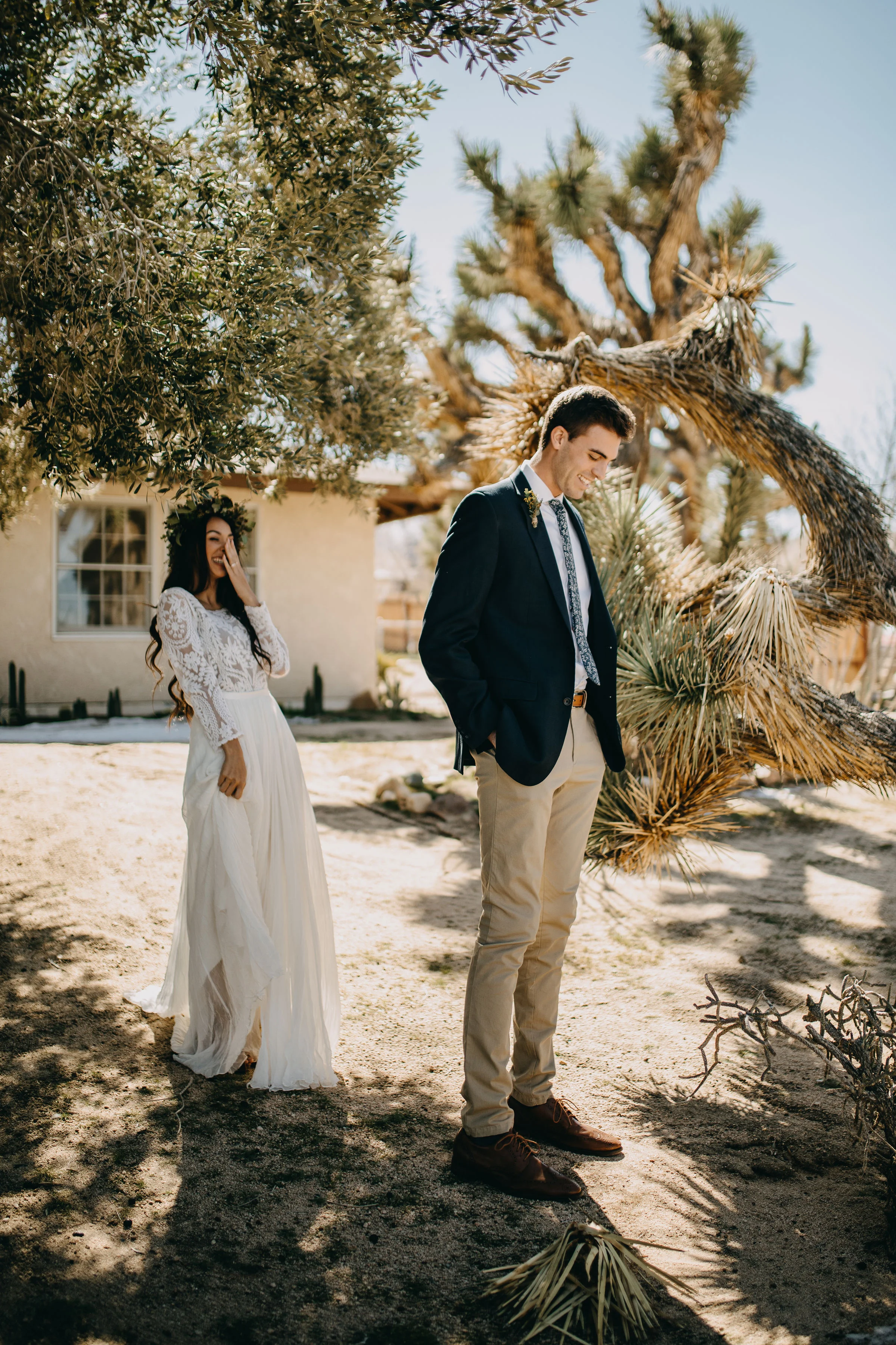 Joshua Tree California Desert Boho  Styled Elopement | Christina &amp; Jeremiah, Wedding &amp; Elopement Photographers
