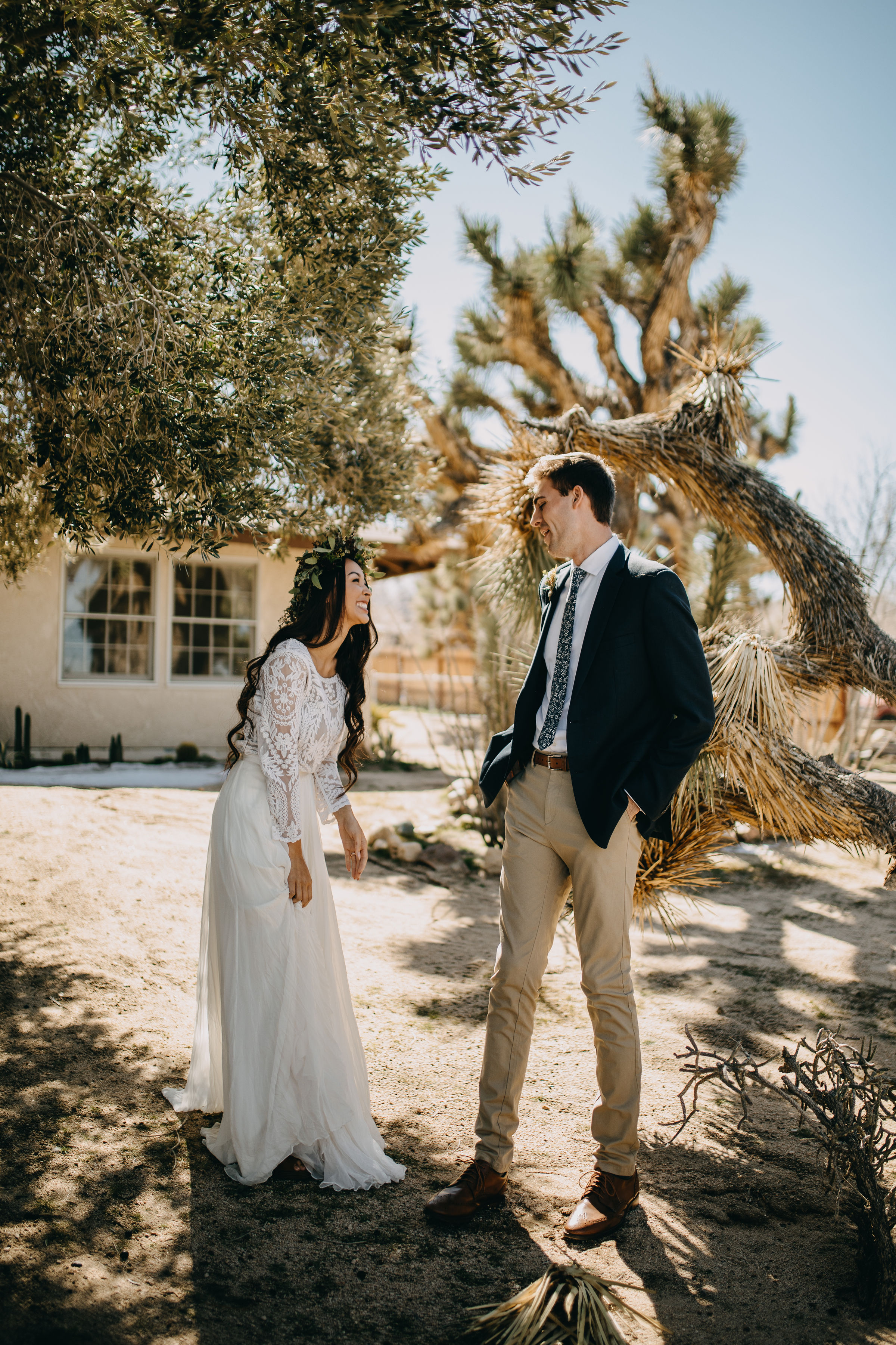 Joshua Tree California Desert Boho  Styled Elopement | Christina &amp; Jeremiah, Wedding &amp; Elopement Photographers