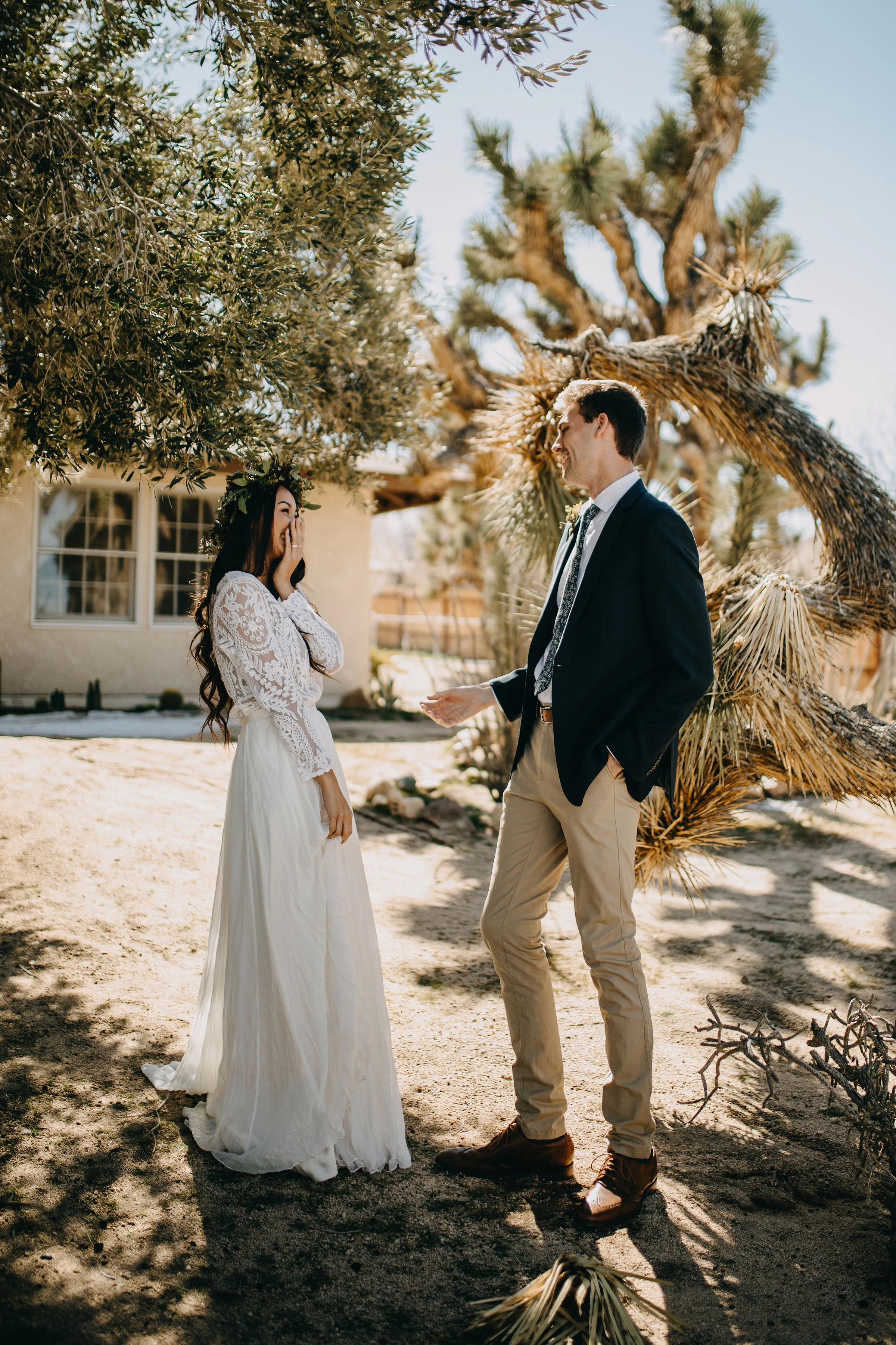 Joshua Tree California Desert Boho  Styled Elopement | Christina &amp; Jeremiah, Wedding &amp; Elopement Photographers