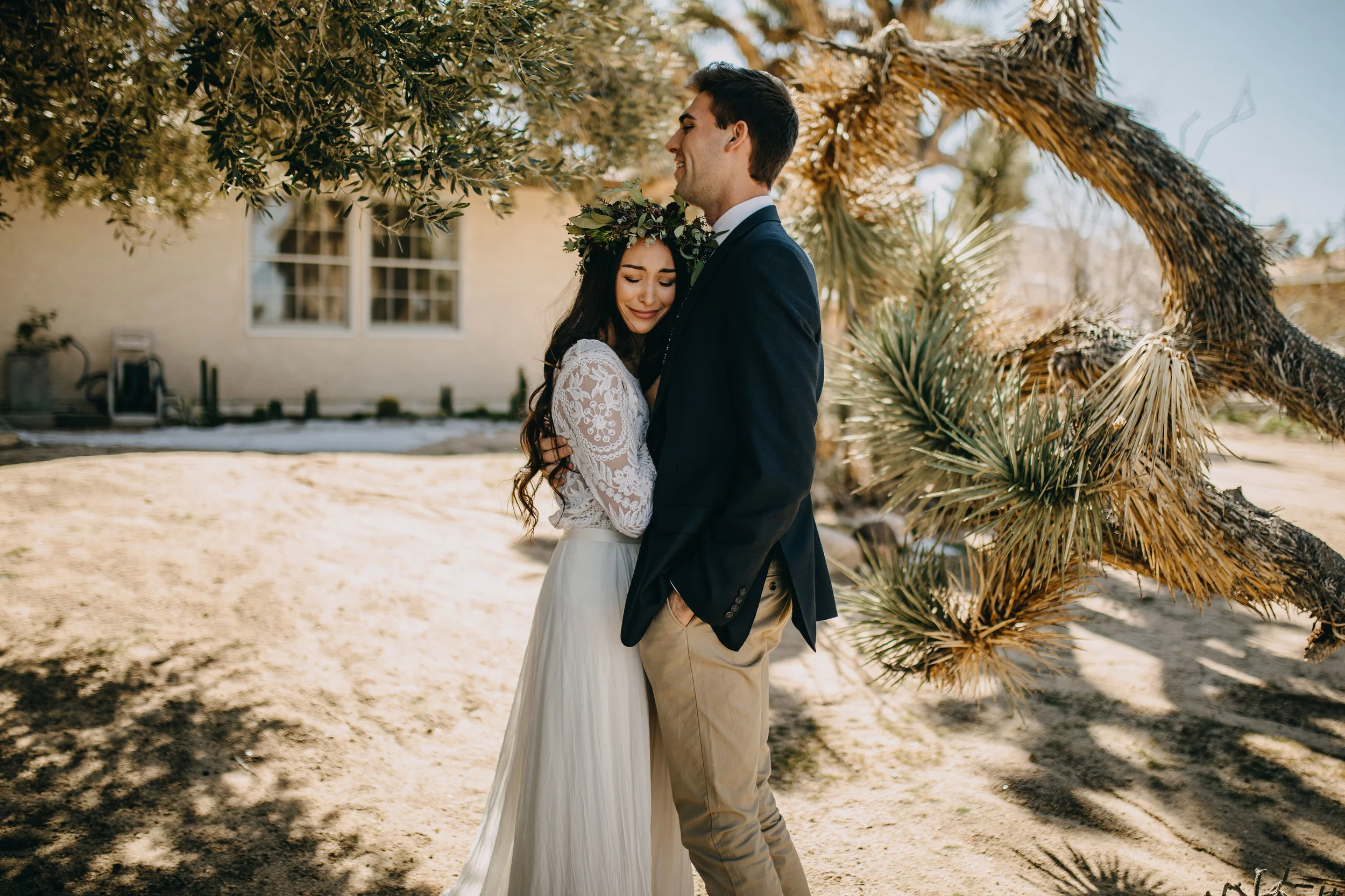 Joshua Tree California Desert Boho  Styled Elopement | Christina &amp; Jeremiah, Wedding &amp; Elopement Photographers