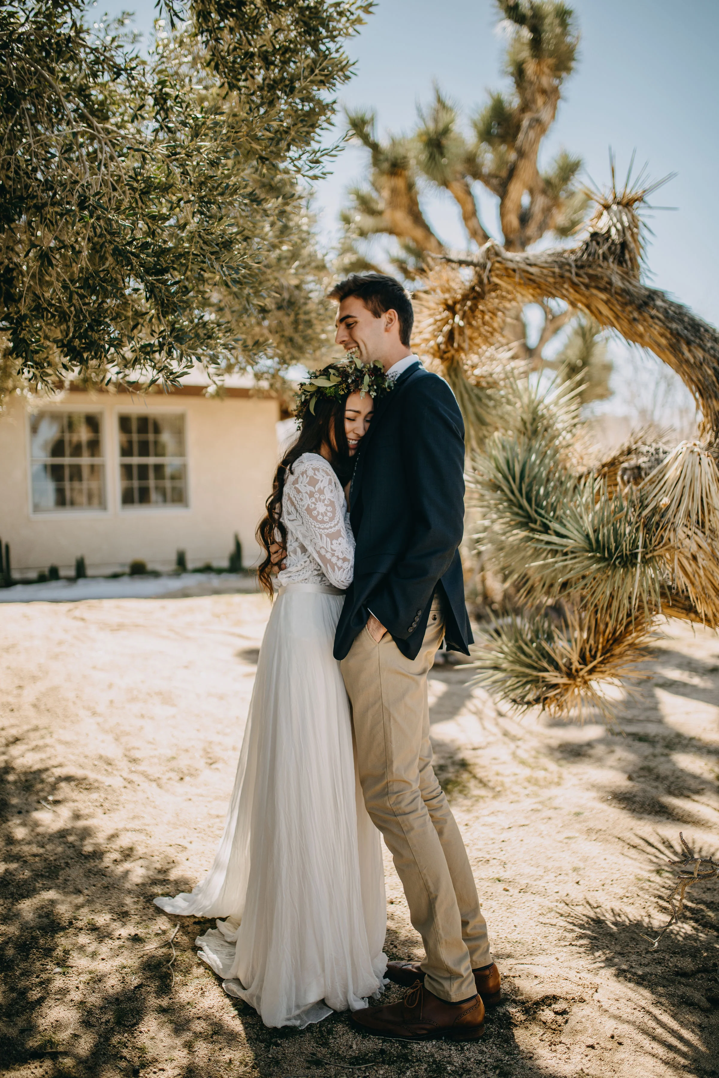 Joshua Tree California Desert Boho  Styled Elopement | Christina &amp; Jeremiah, Wedding &amp; Elopement Photographers
