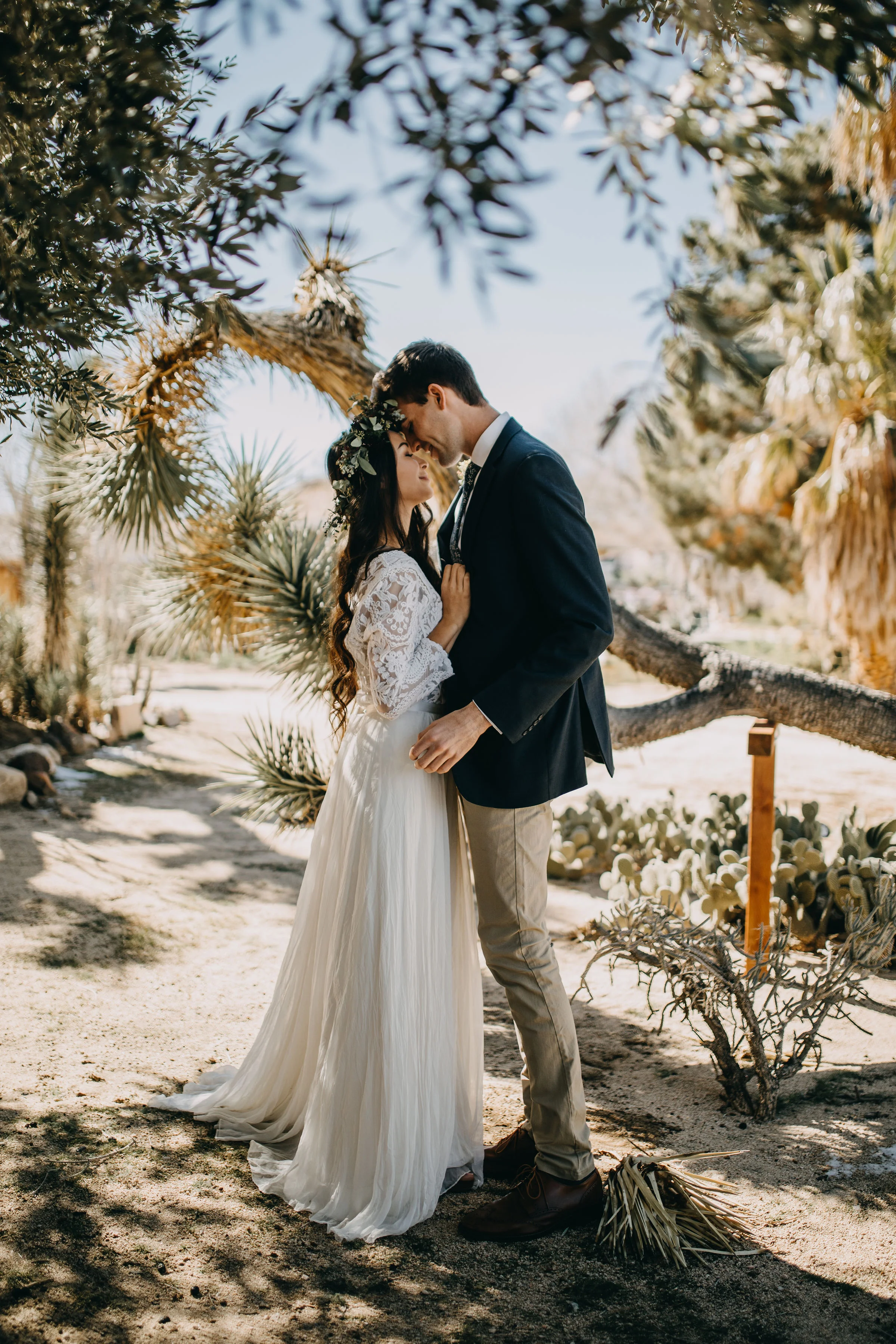 Joshua Tree California Desert Boho  Styled Elopement | Christina &amp; Jeremiah, Wedding &amp; Elopement Photographers