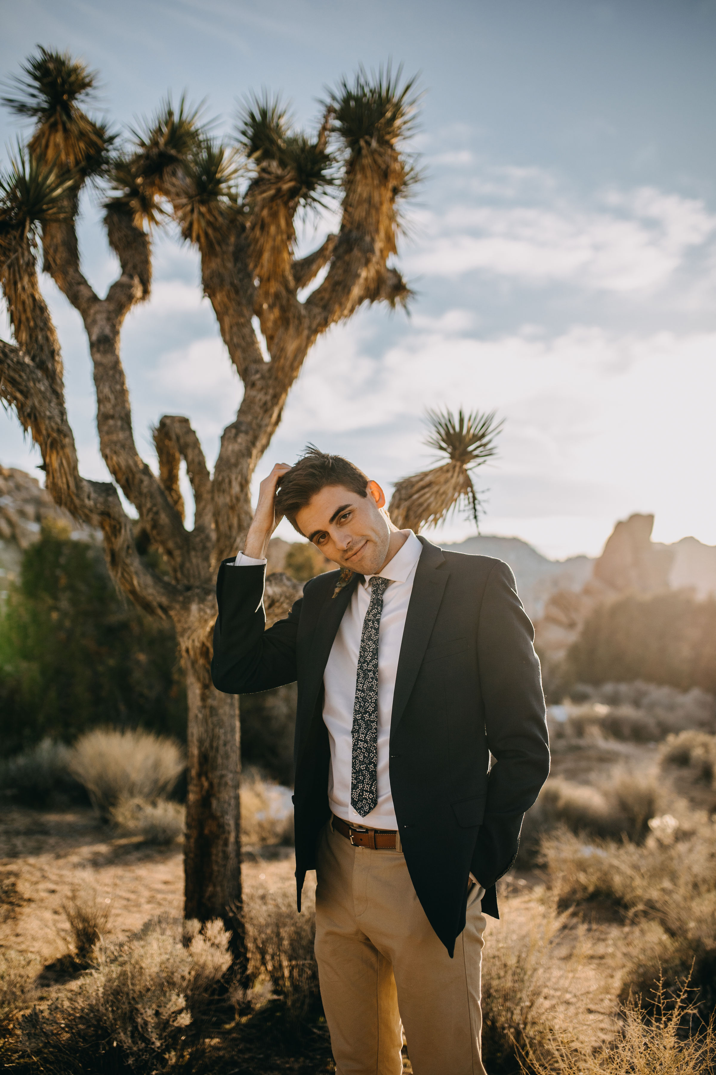 Joshua Tree California Desert Boho Styled Elopement