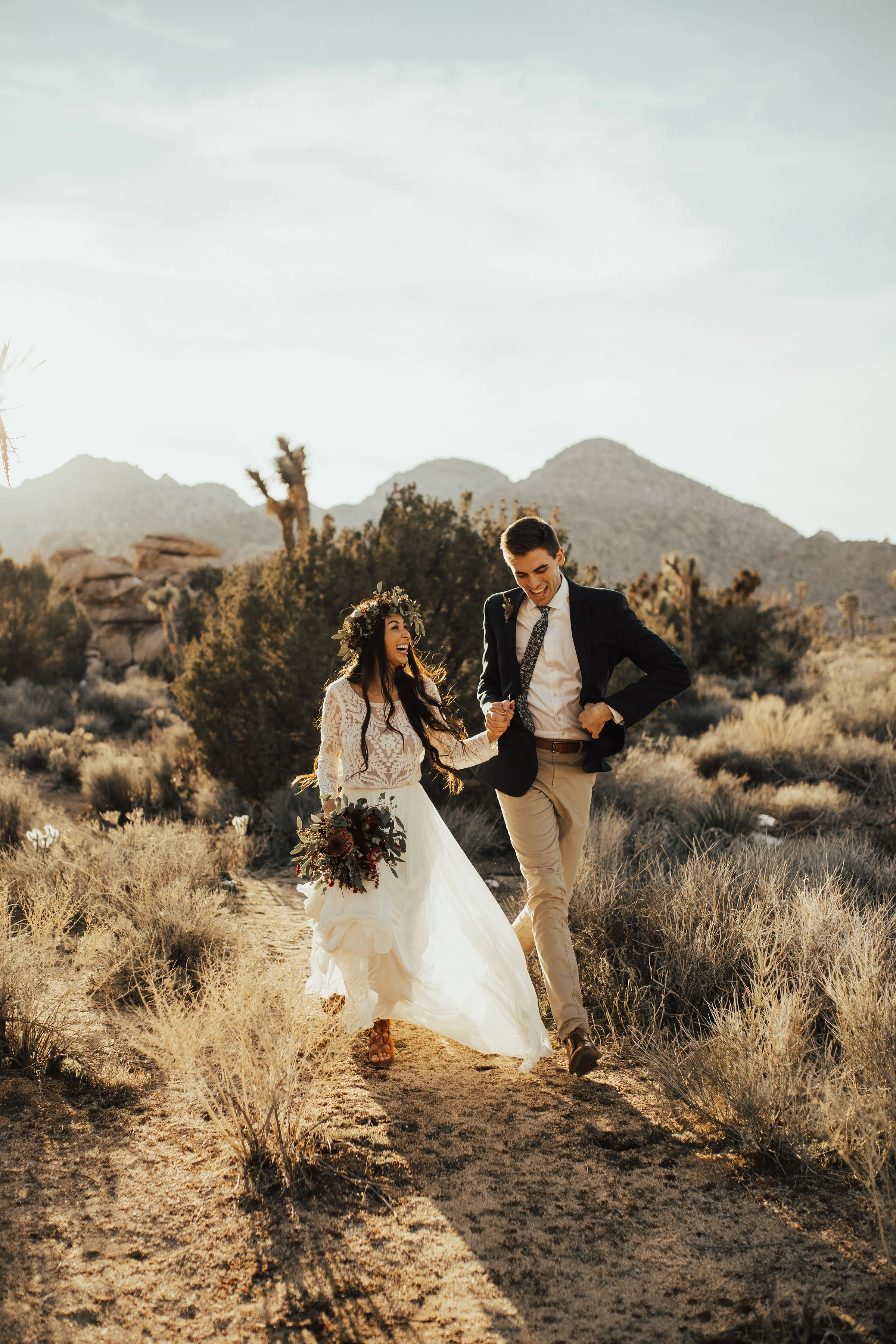 Joshua Tree California Desert Boho Styled Elopement