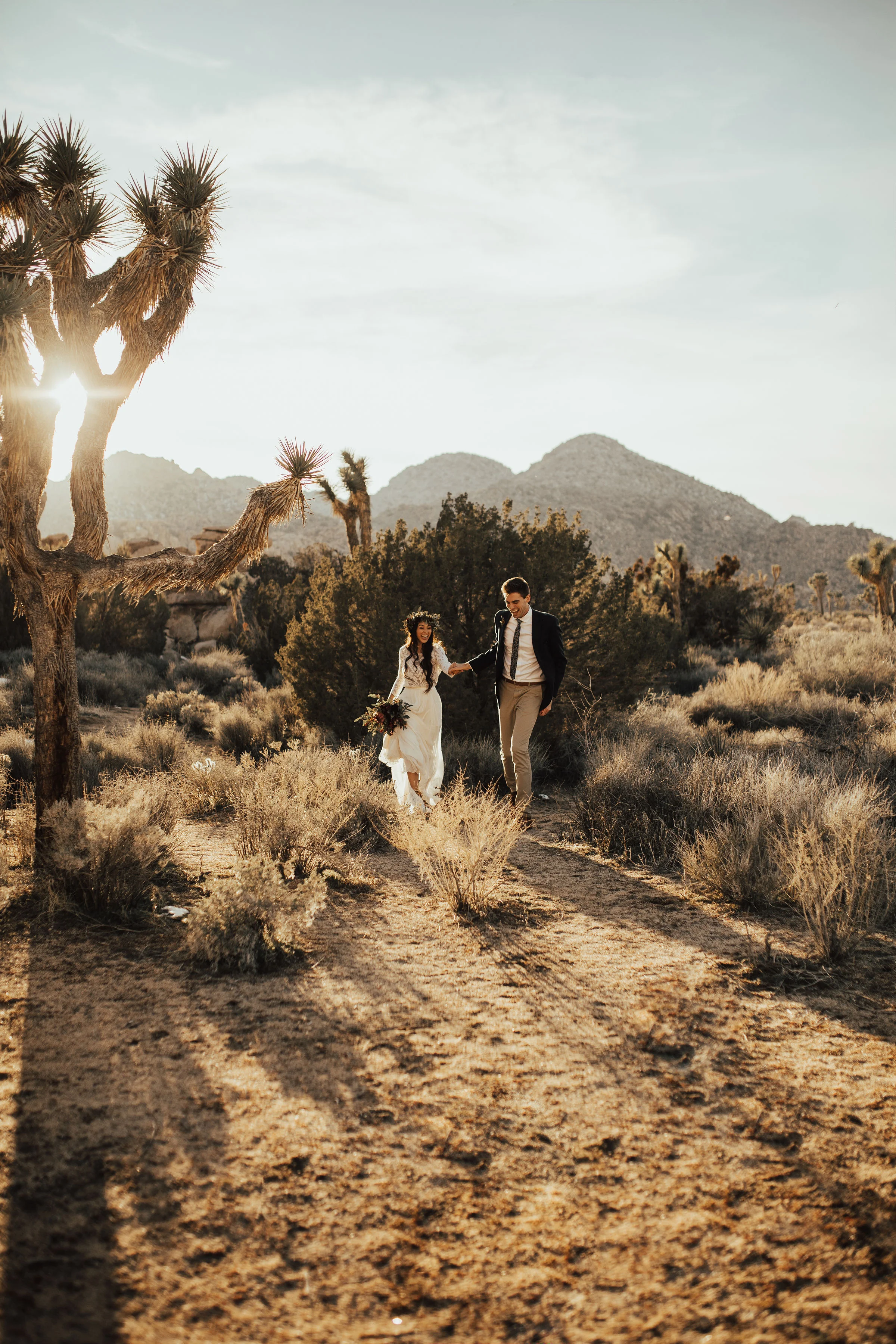 Joshua Tree California Desert Boho Styled Elopement
