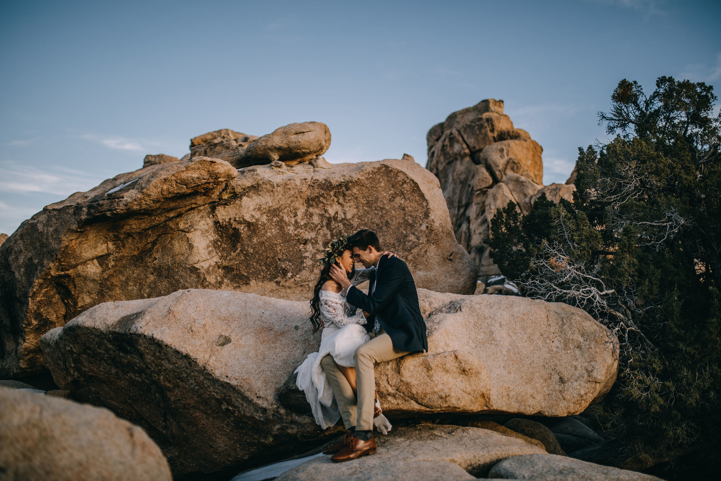 Joshua Tree California Desert Boho Styled Elopement