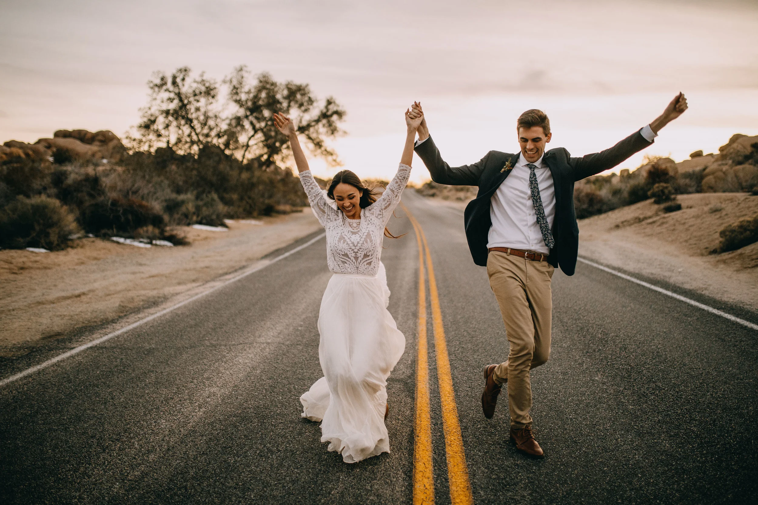 Joshua Tree California Desert Boho Styled Elopement