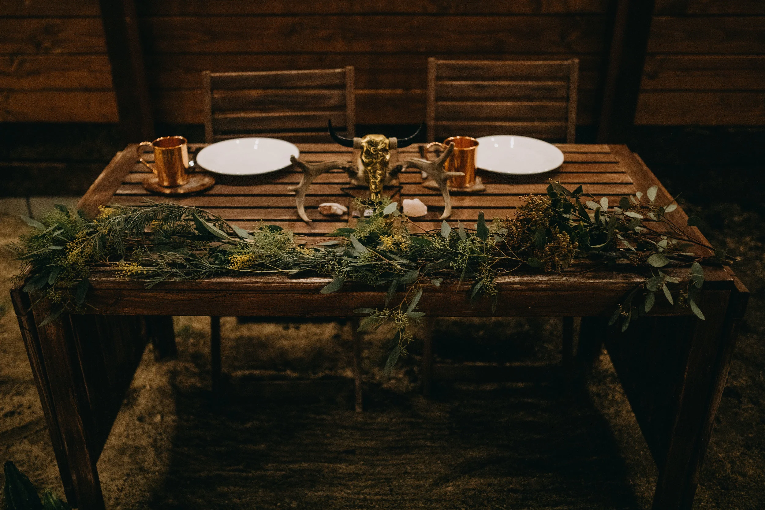 Joshua Tree California Desert Boho Styled Elopement Reception