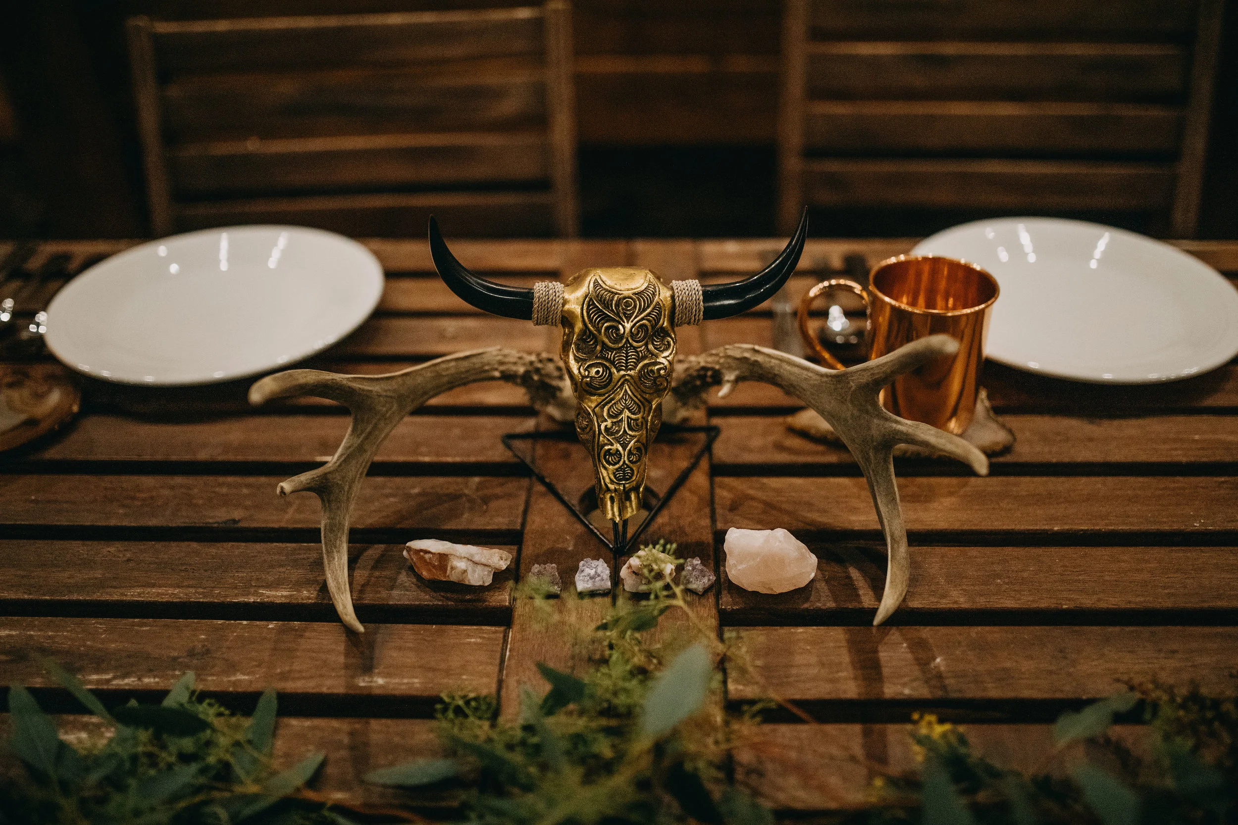 Joshua Tree California Desert Boho Styled Elopement Reception