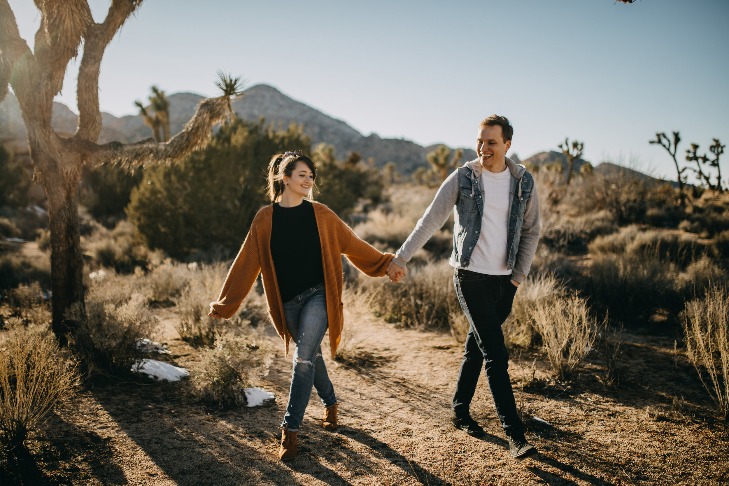 Joshua Tree, California Desert Engagement Photos
