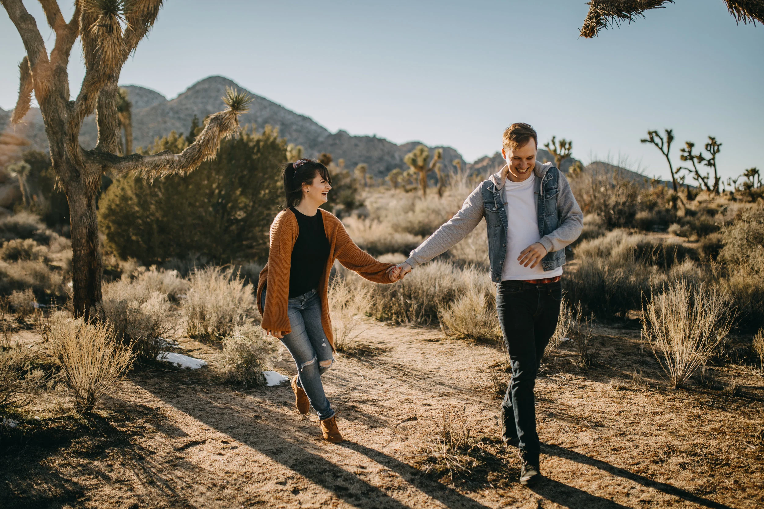 Joshua Tree, California Desert Engagement Photos