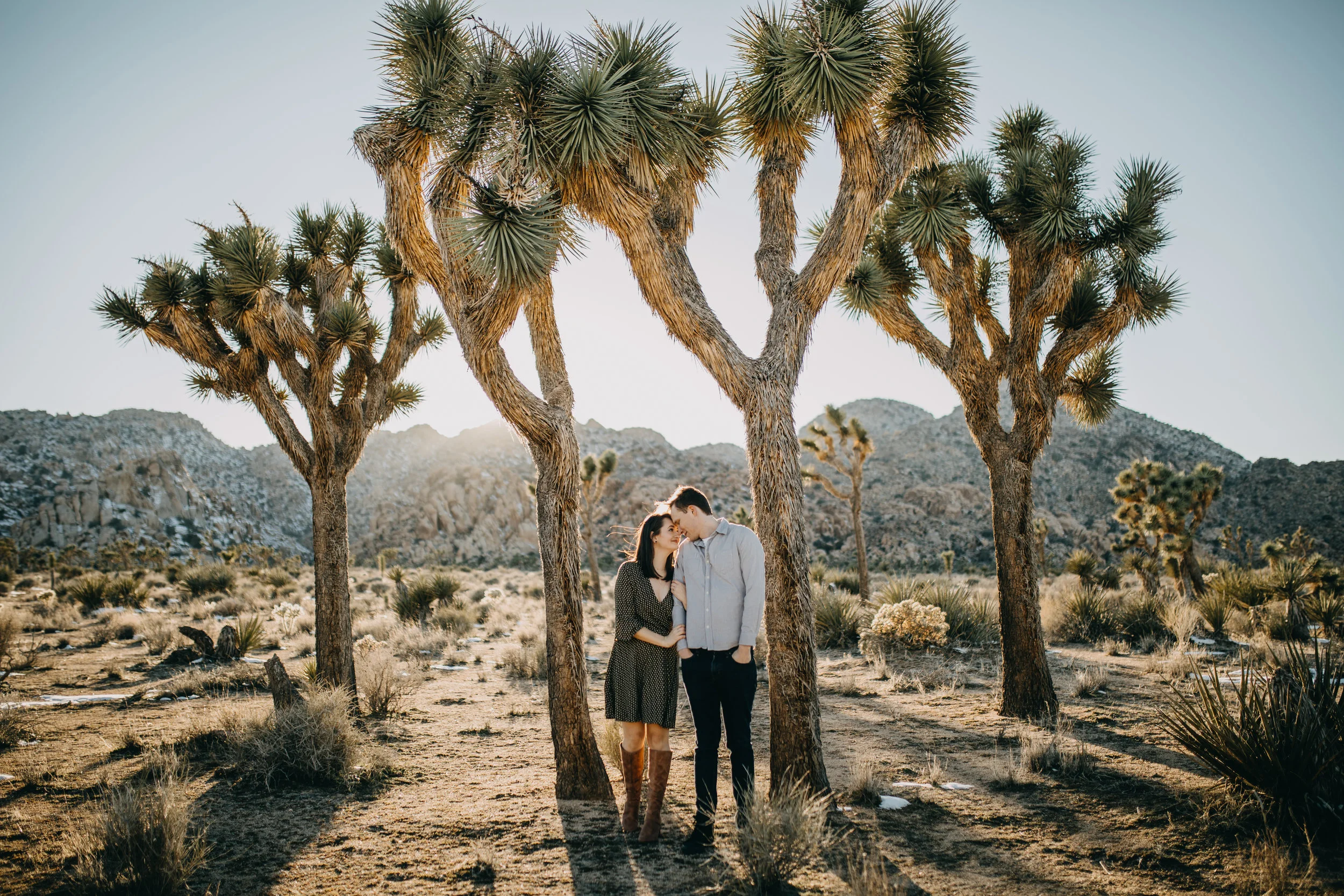 Joshua Tree, California Desert Engagement Photos