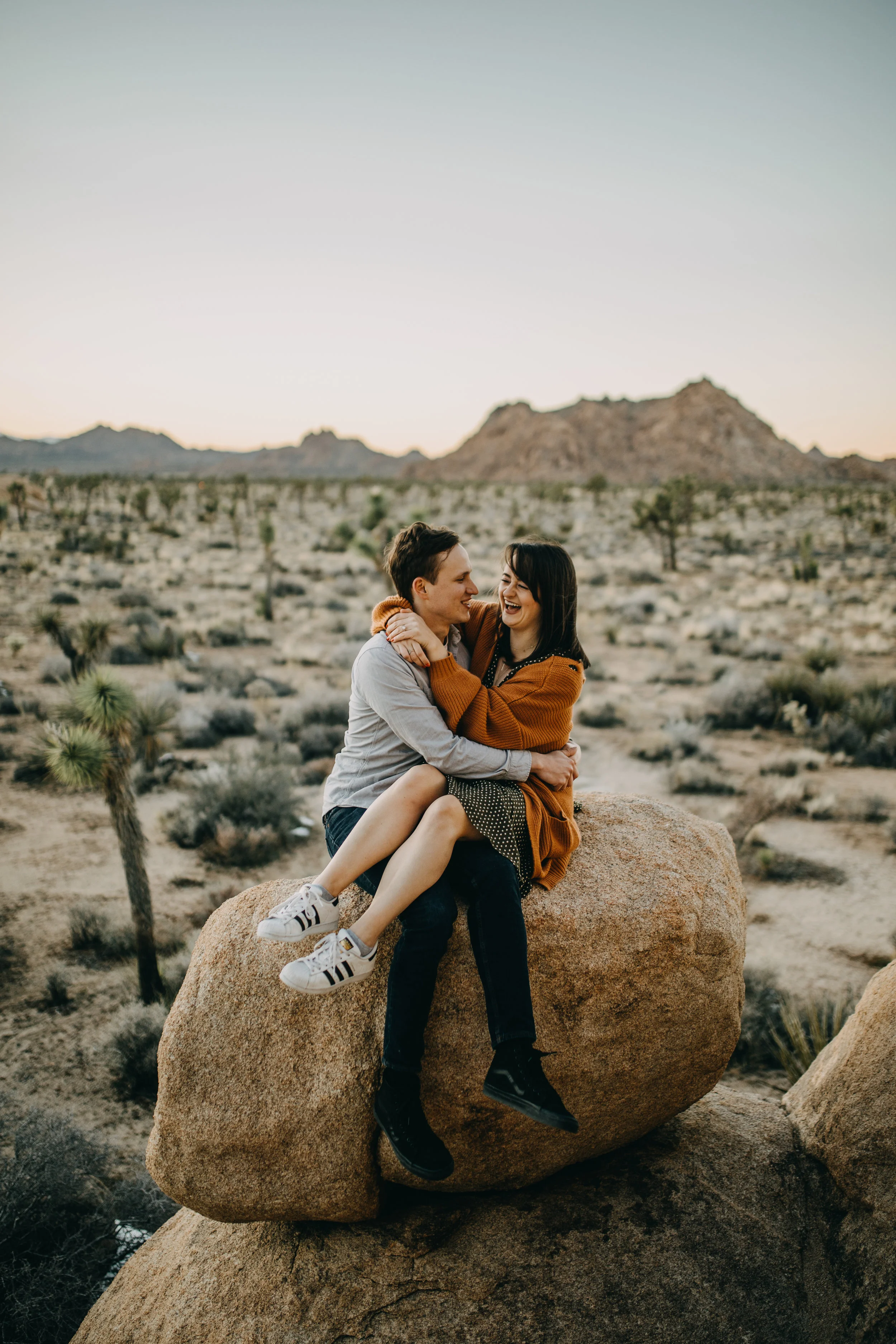 Joshua Tree, California Desert Engagement Photos