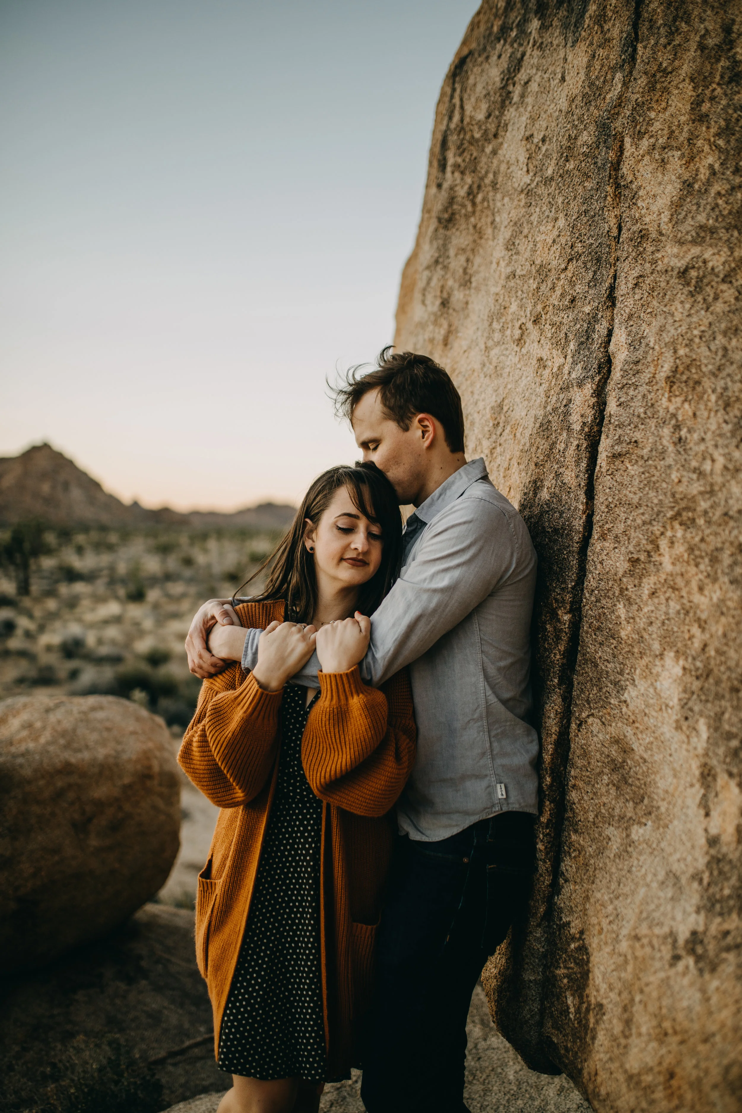 Joshua Tree, California Desert Engagement Photos