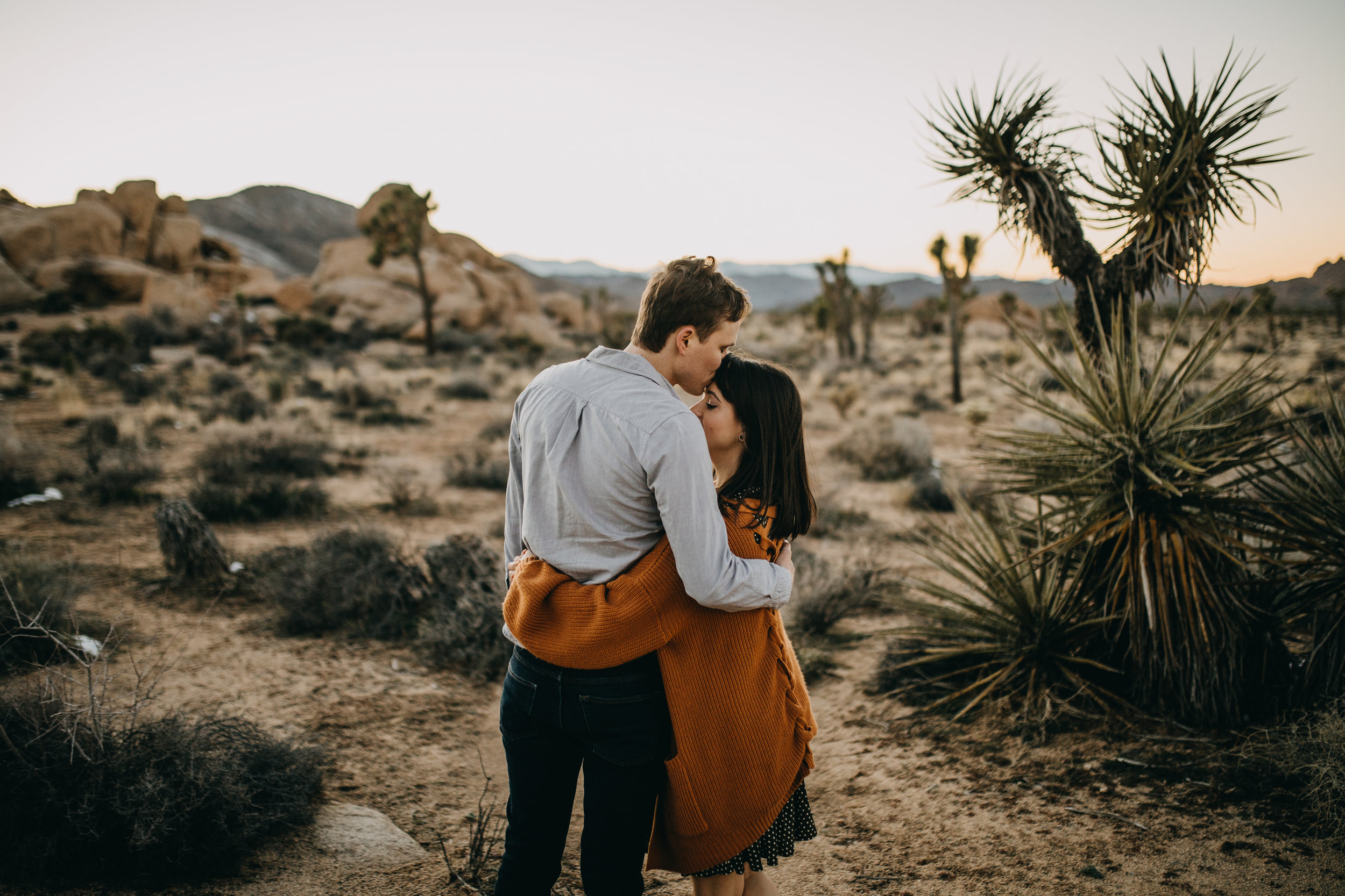 Joshua Tree, California Desert Engagement Photos