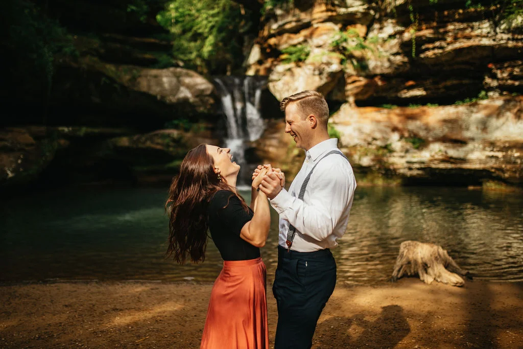Hocking Hills, Ohio Engagement Photos