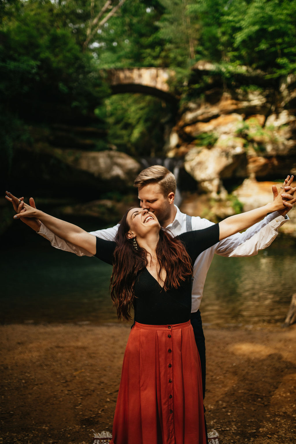 Hocking Hills, Ohio Engagement Photos