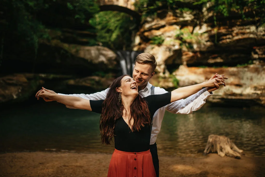 Hocking Hills, Ohio Engagement Photos