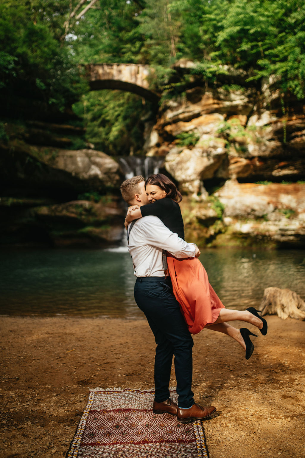 Hocking Hills, Ohio Engagement Photos