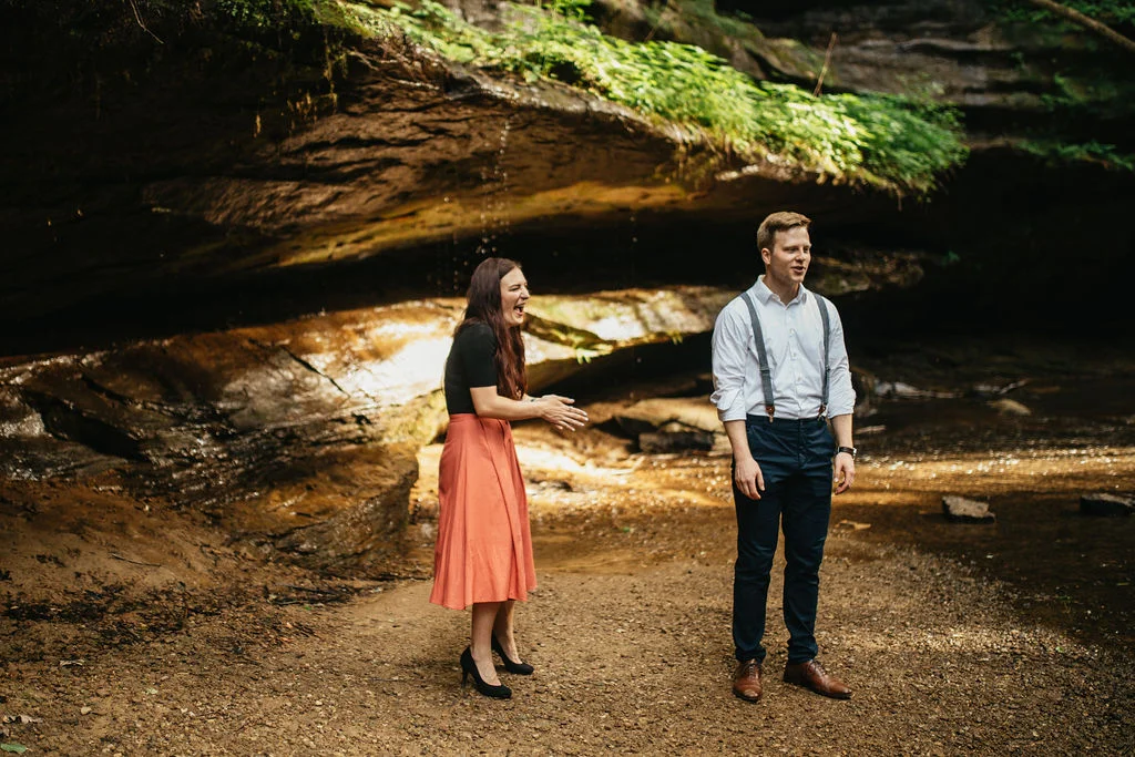 Hocking Hills, Ohio Engagement Photos