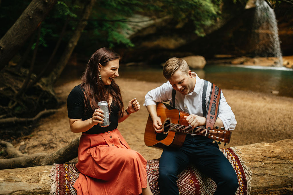 Hocking Hills, Ohio Engagement Photos