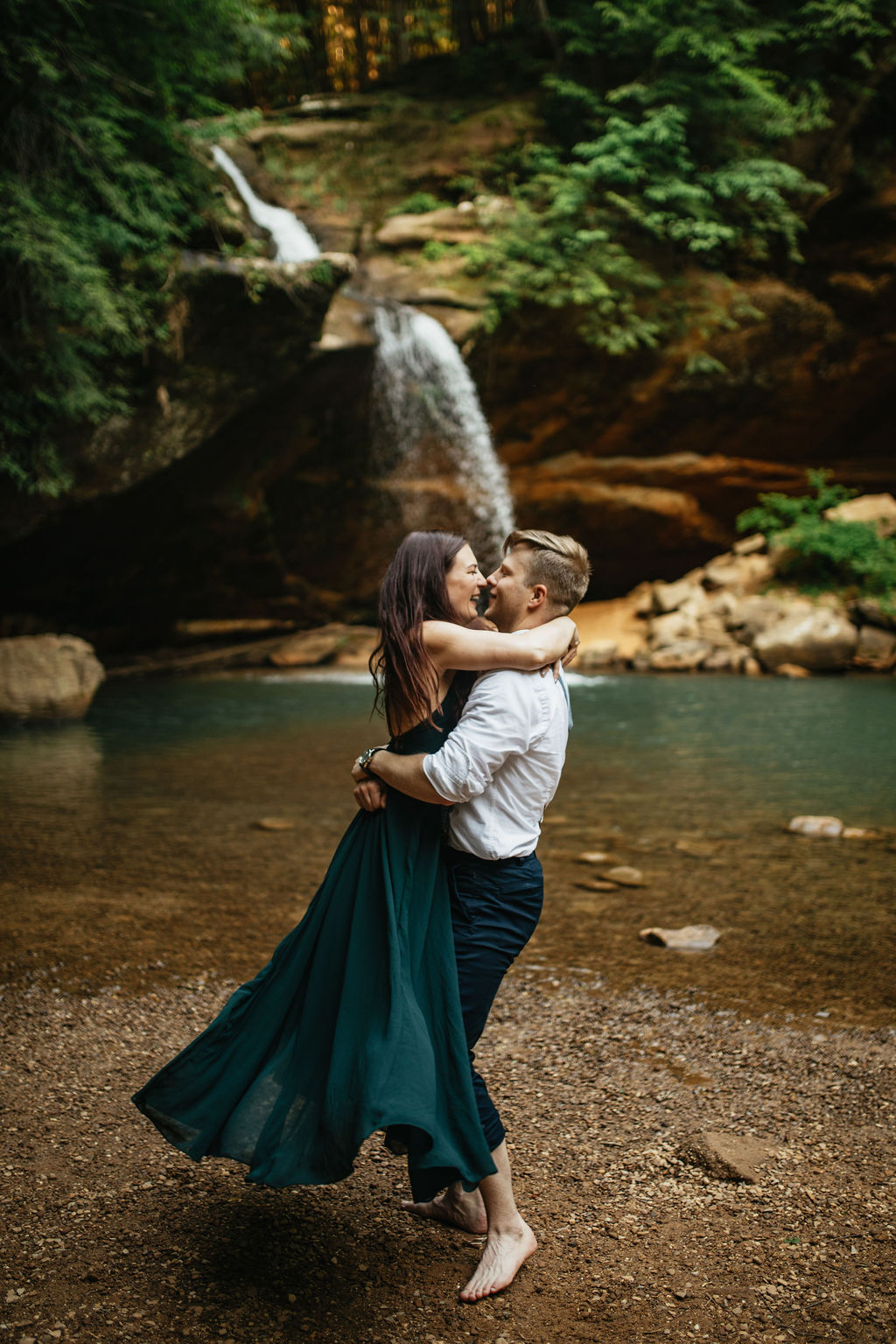 Hocking Hills, Ohio Engagement Photos