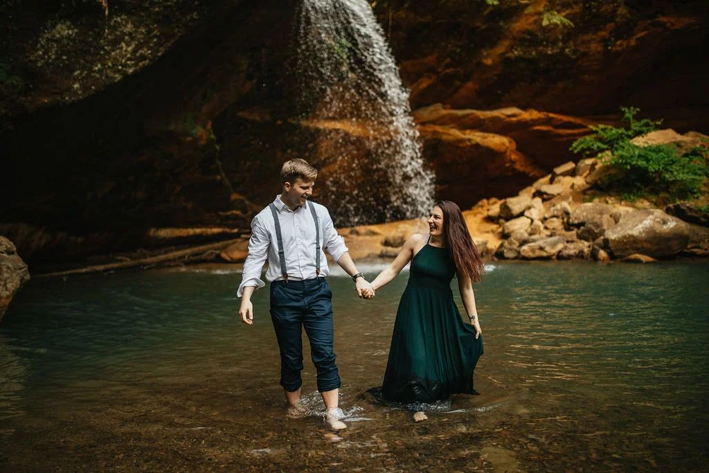 Hocking Hills, Ohio Engagement Photos