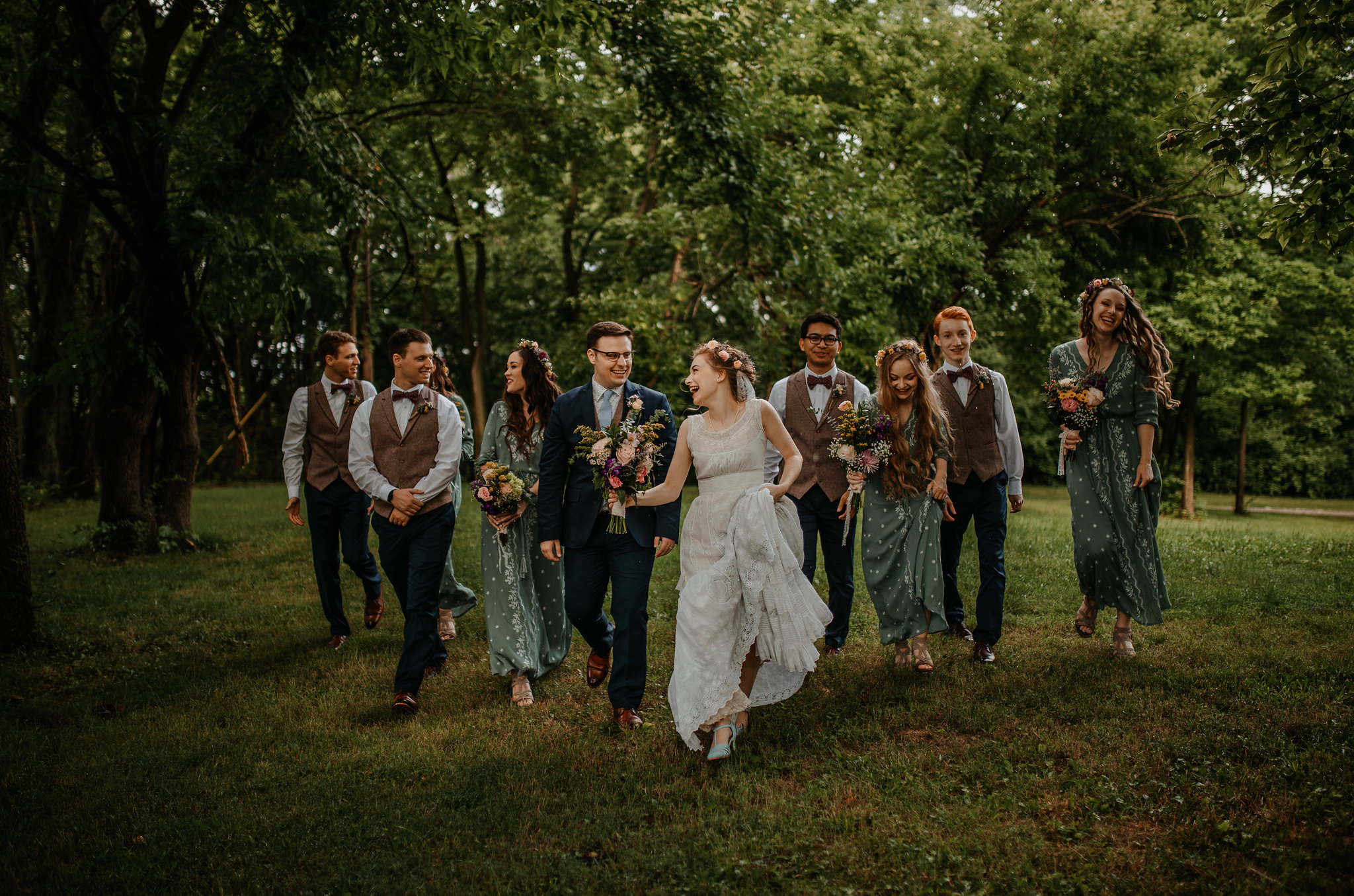 Vintage Bohemian Hippie Inspired Summer Wedding