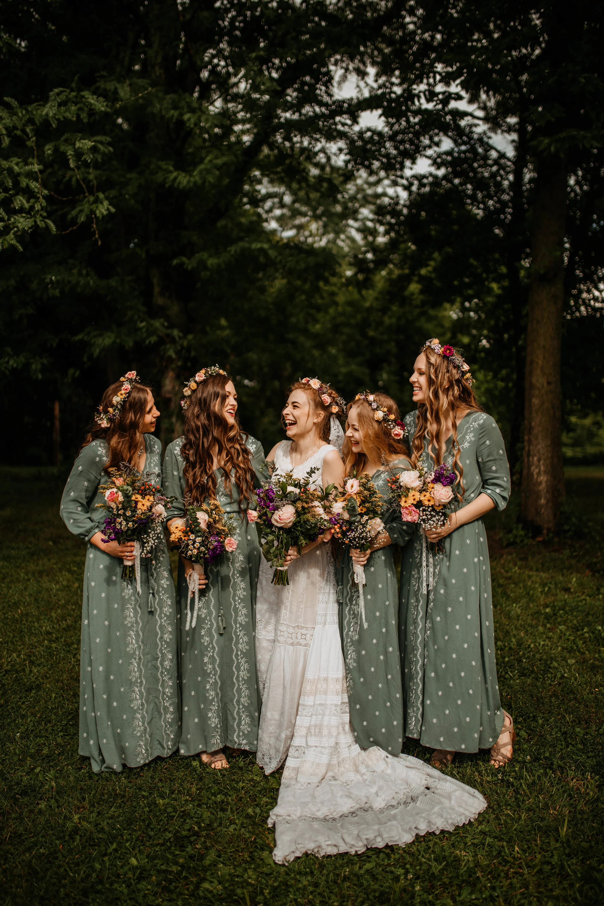 Vintage Bohemian Hippie Inspired Summer Wedding