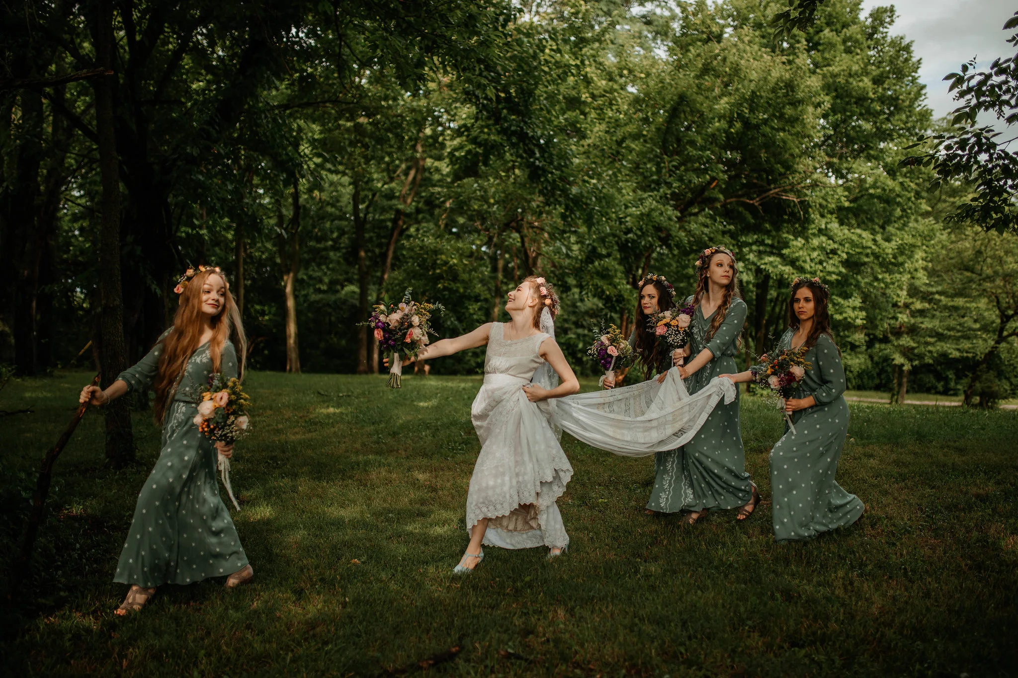 Vintage Bohemian Hippie Inspired Summer Wedding