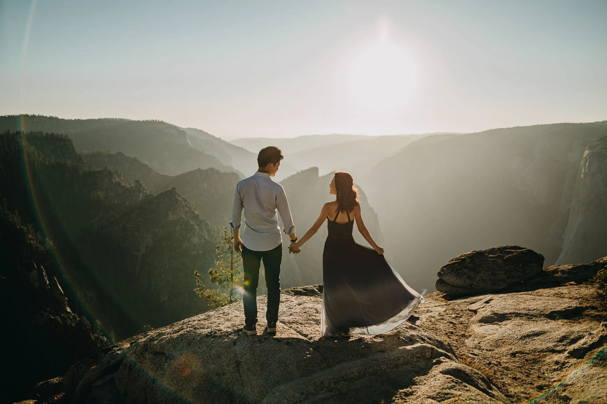 Taft Point // Yosemite National Park, California Wedding &amp; Elopement Photography/Videography by Christina &amp; Jeremiah