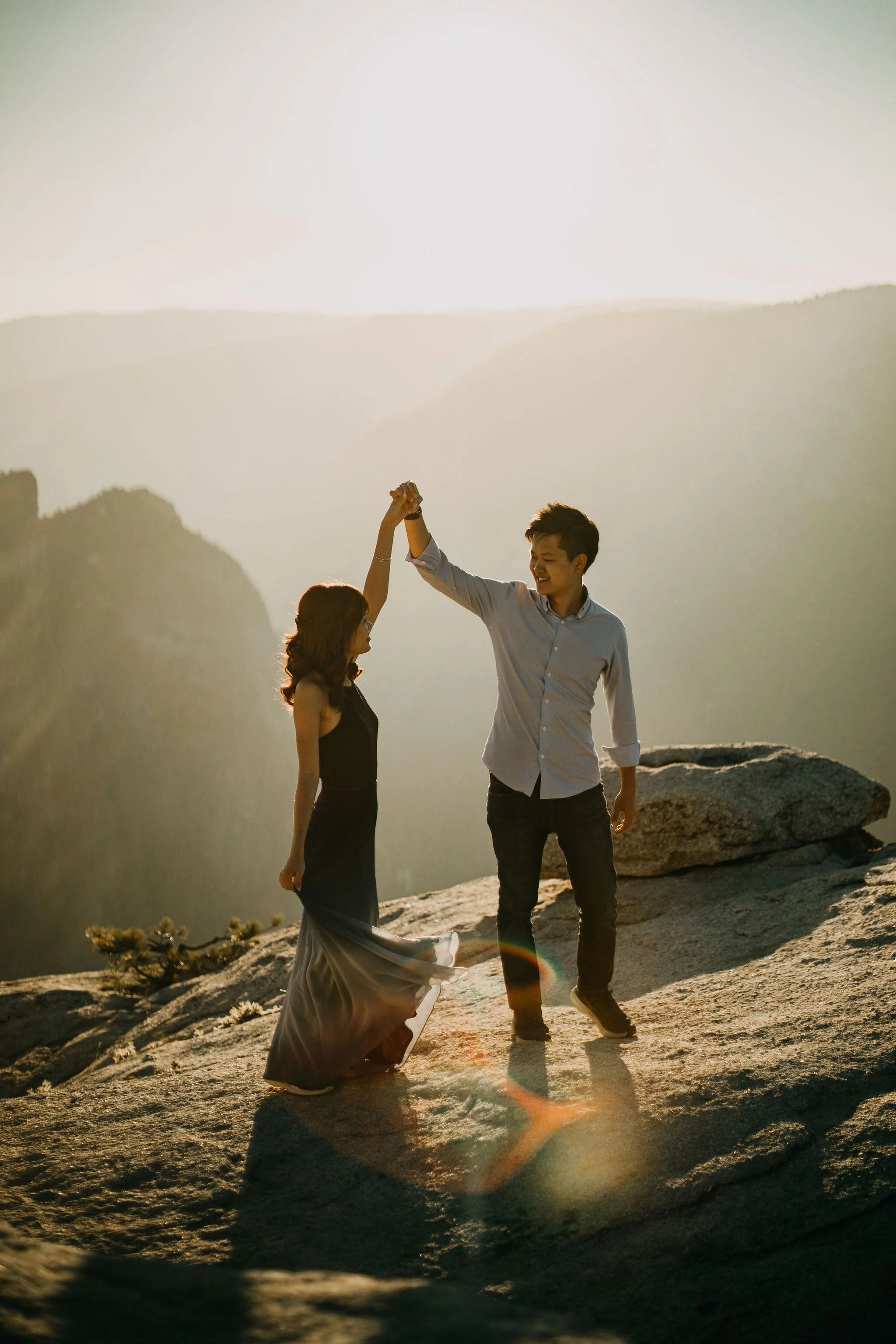 Taft Point // Yosemite National Park, California Wedding &amp; Elopement Photography/Videography by Christina &amp; Jeremiah