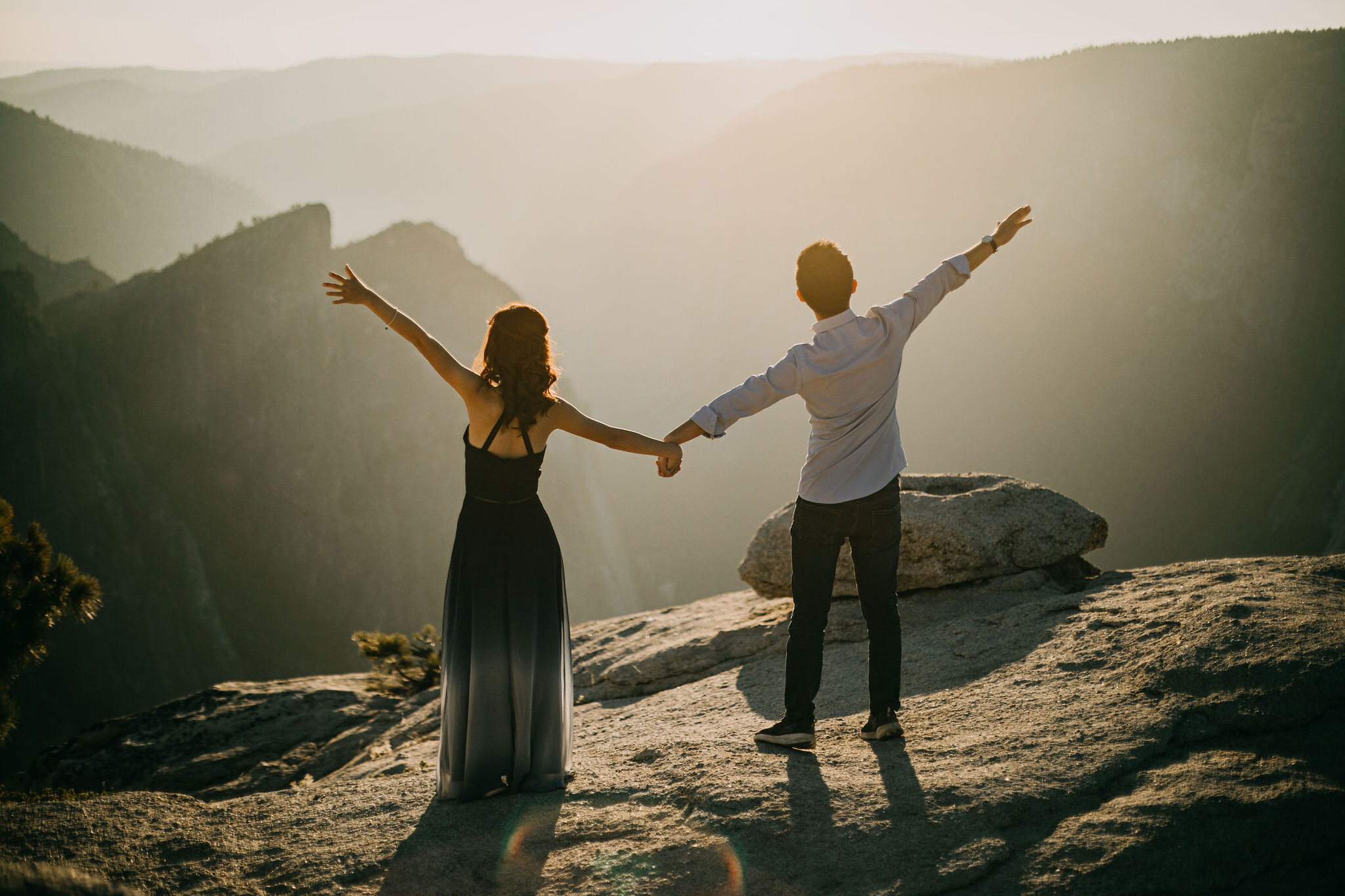 Taft Point // Yosemite National Park, California Wedding &amp; Elopement Photography/Videography by Christina &amp; Jeremiah