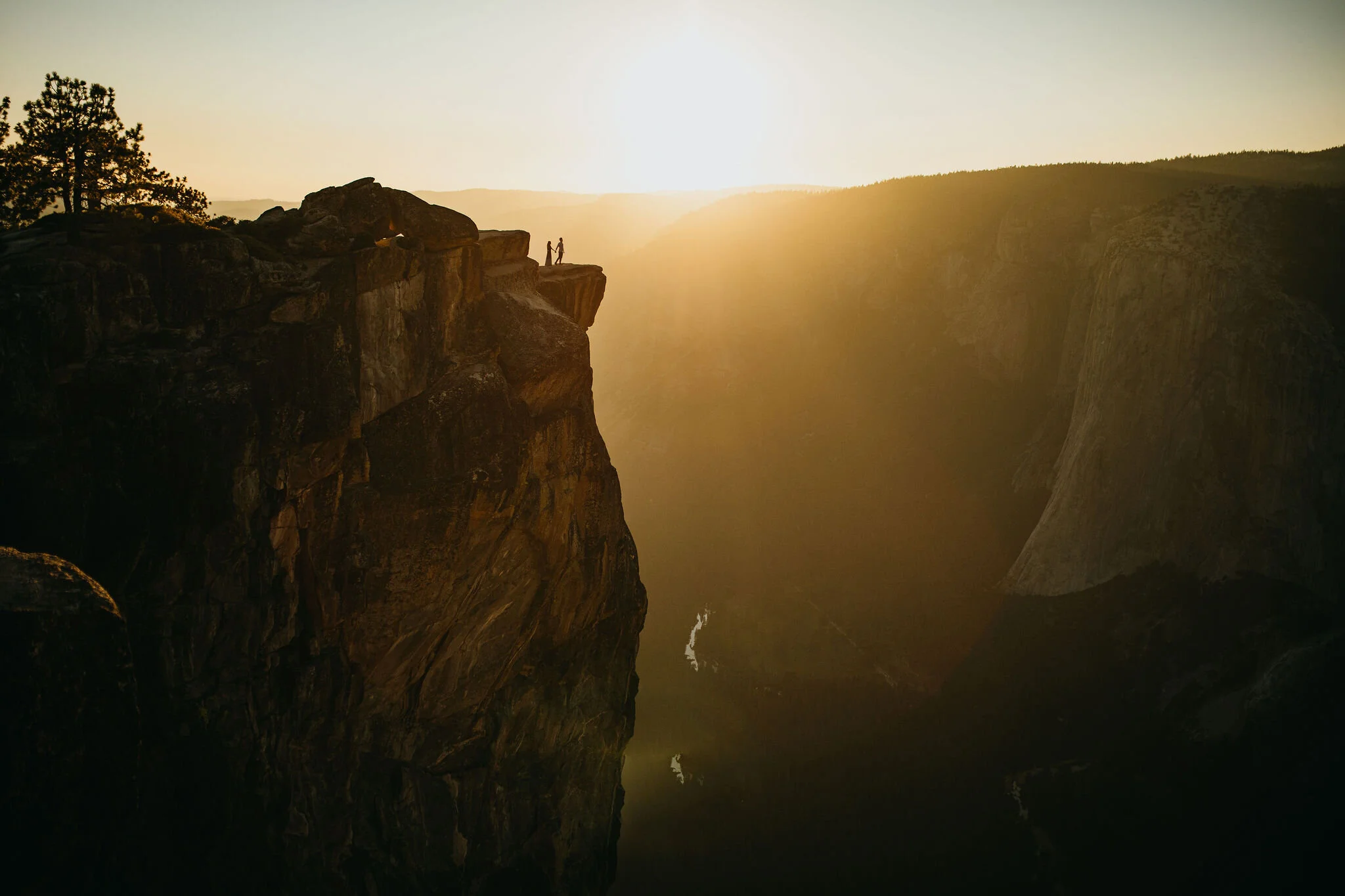 Taft Point // Yosemite National Park, California Wedding &amp; Elopement Photography/Videography by Christina &amp; Jeremiah