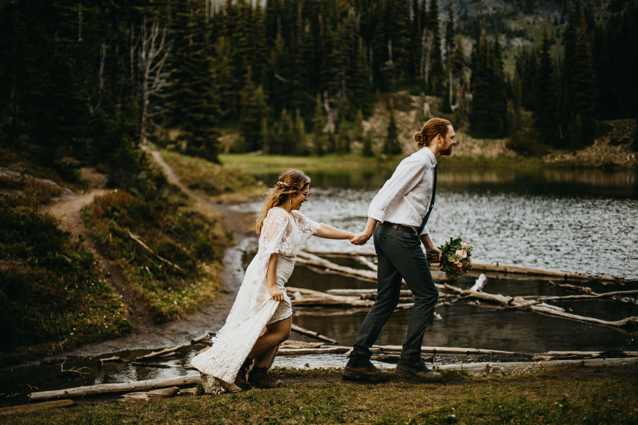 Washington National Park Elopement &amp; Wedding Photo/Video team Christina &amp; Jeremiah