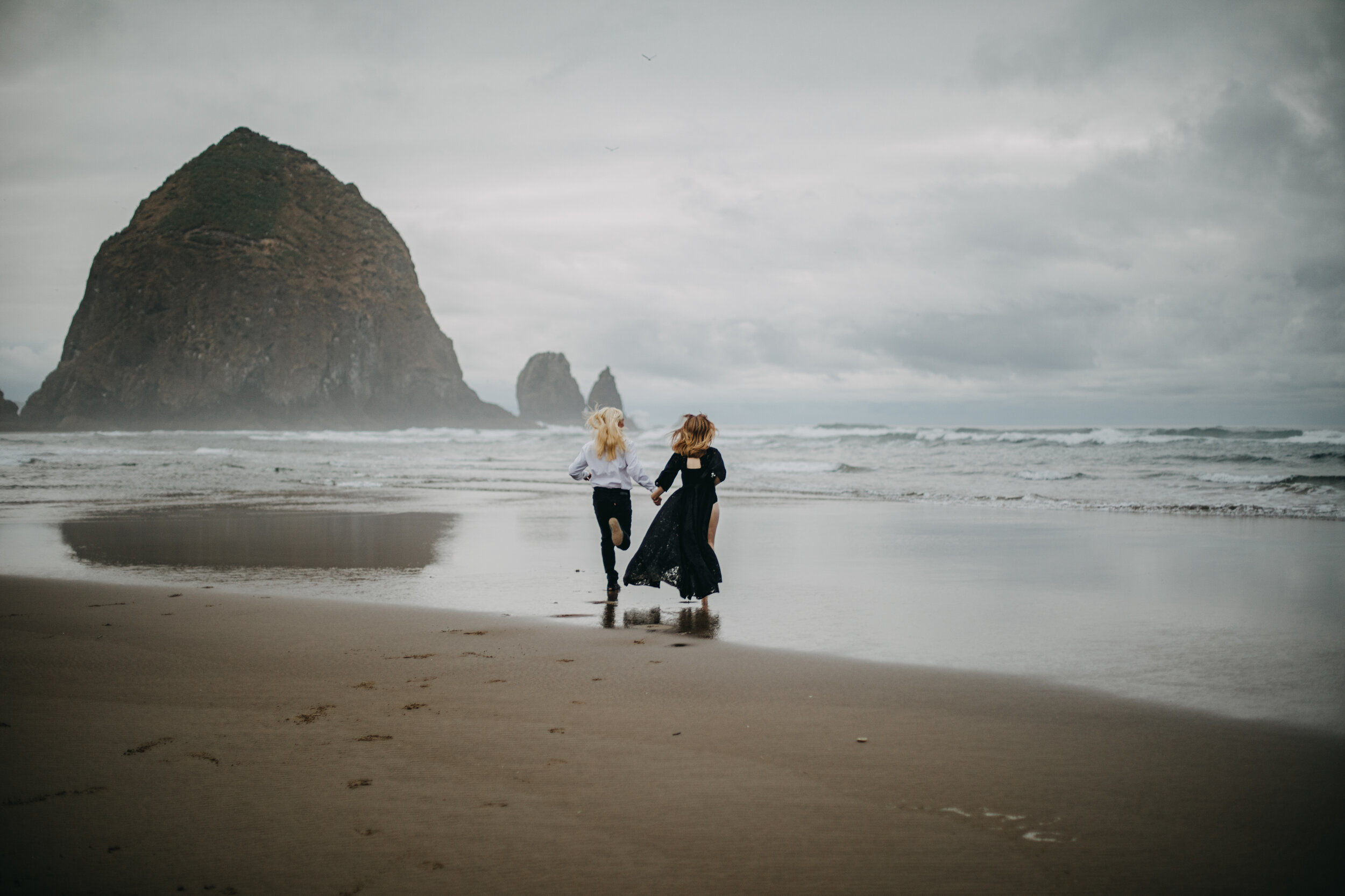 Moody Beach Elopement at Cannon Beach, Oregon USA