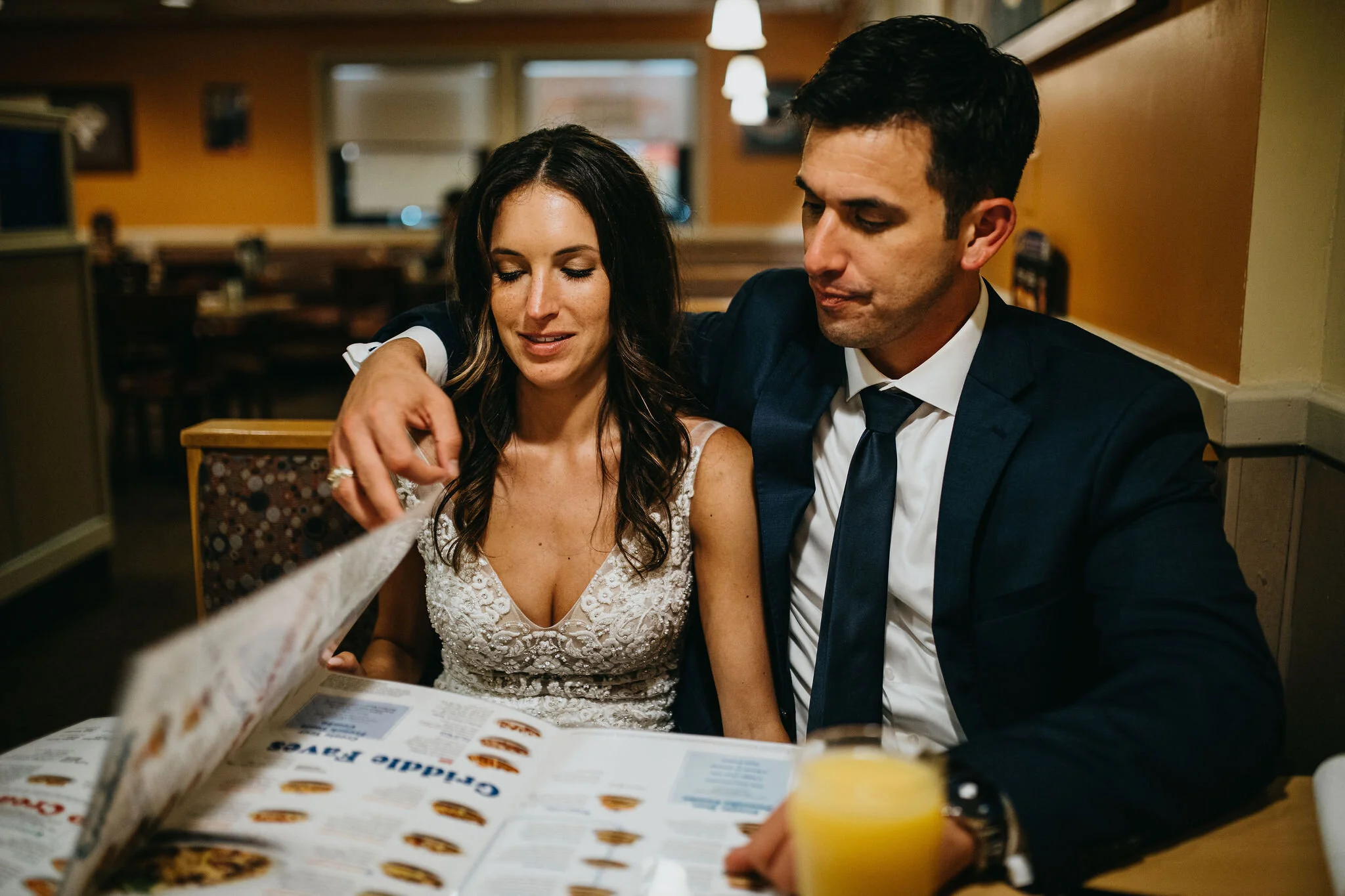 After the reception, why not go to iHop for late night pancakes?