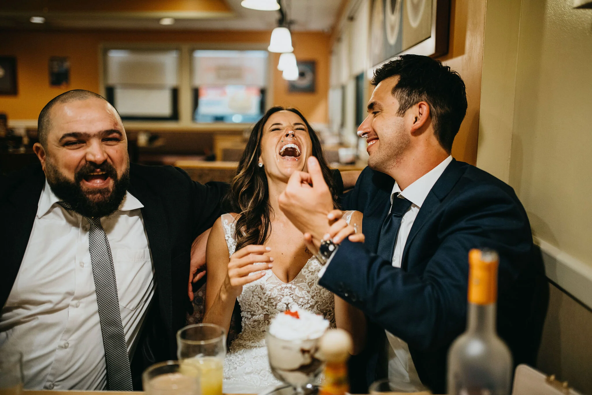 After the reception, why not go to iHop for late night pancakes?
