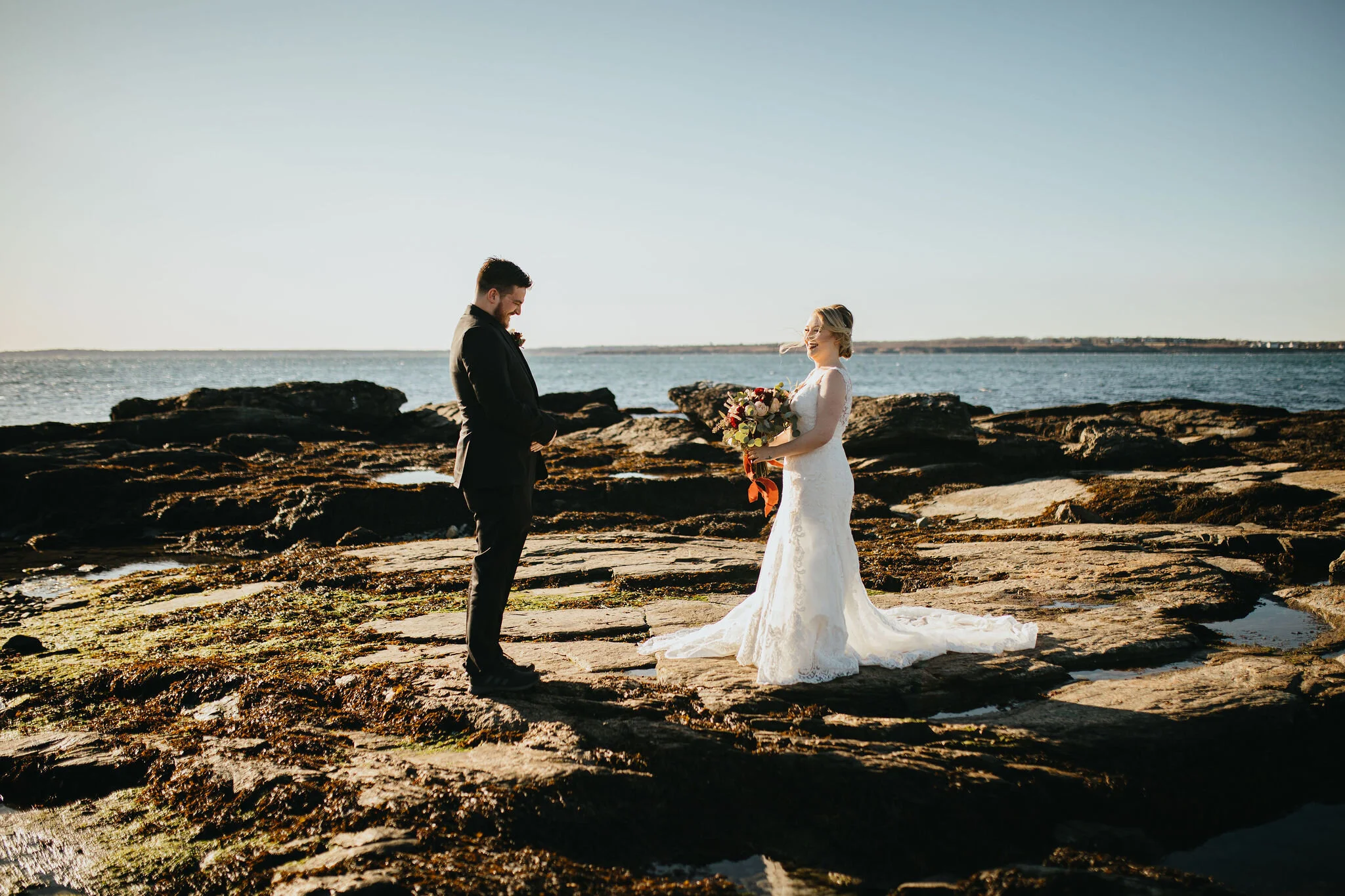 Rhode Island Intimate Wedding &amp; Elopement Photo/Video team Christina &amp; Jeremiah