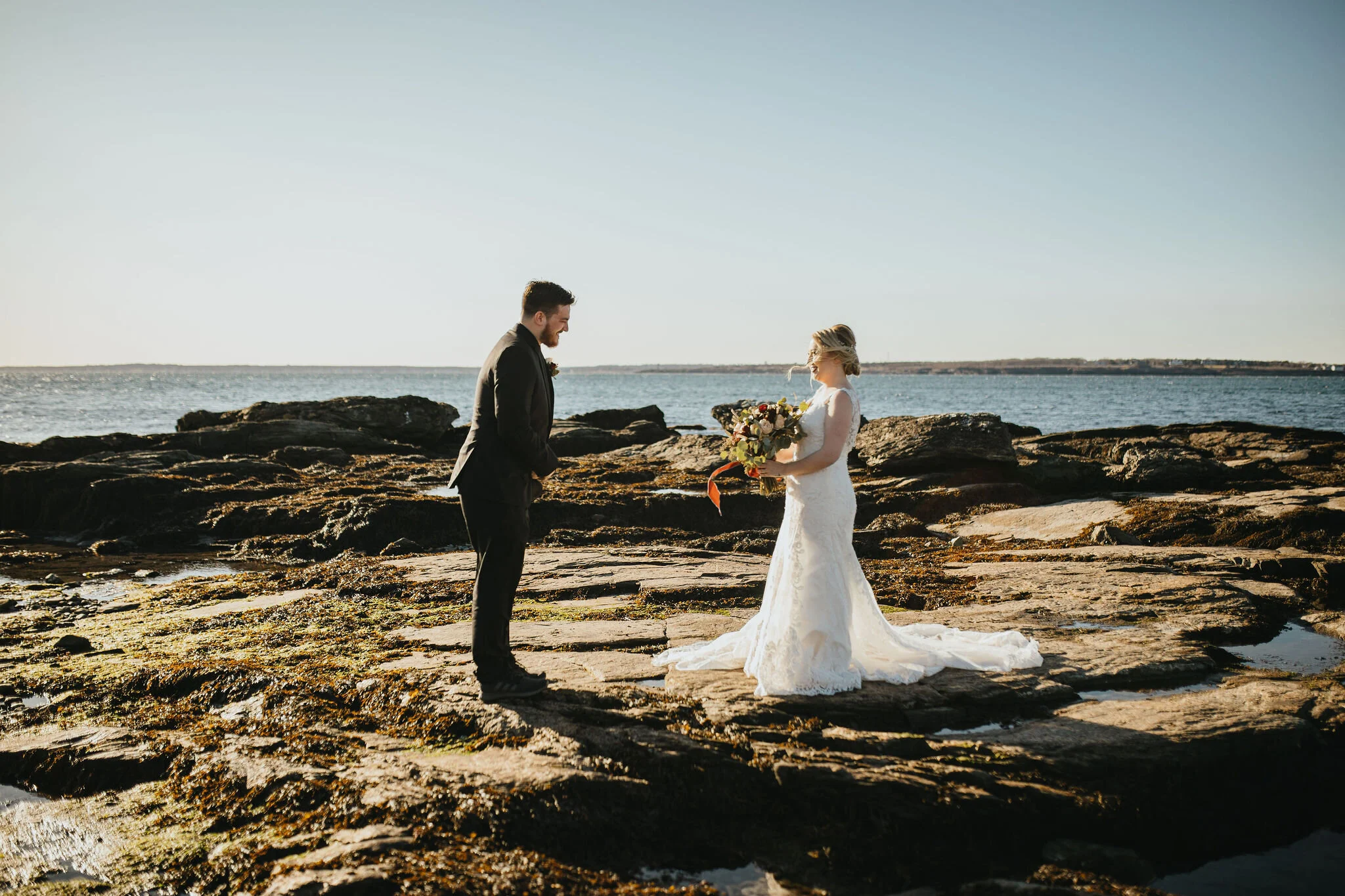 Rhode Island Intimate Wedding &amp; Elopement Photo/Video team Christina &amp; Jeremiah
